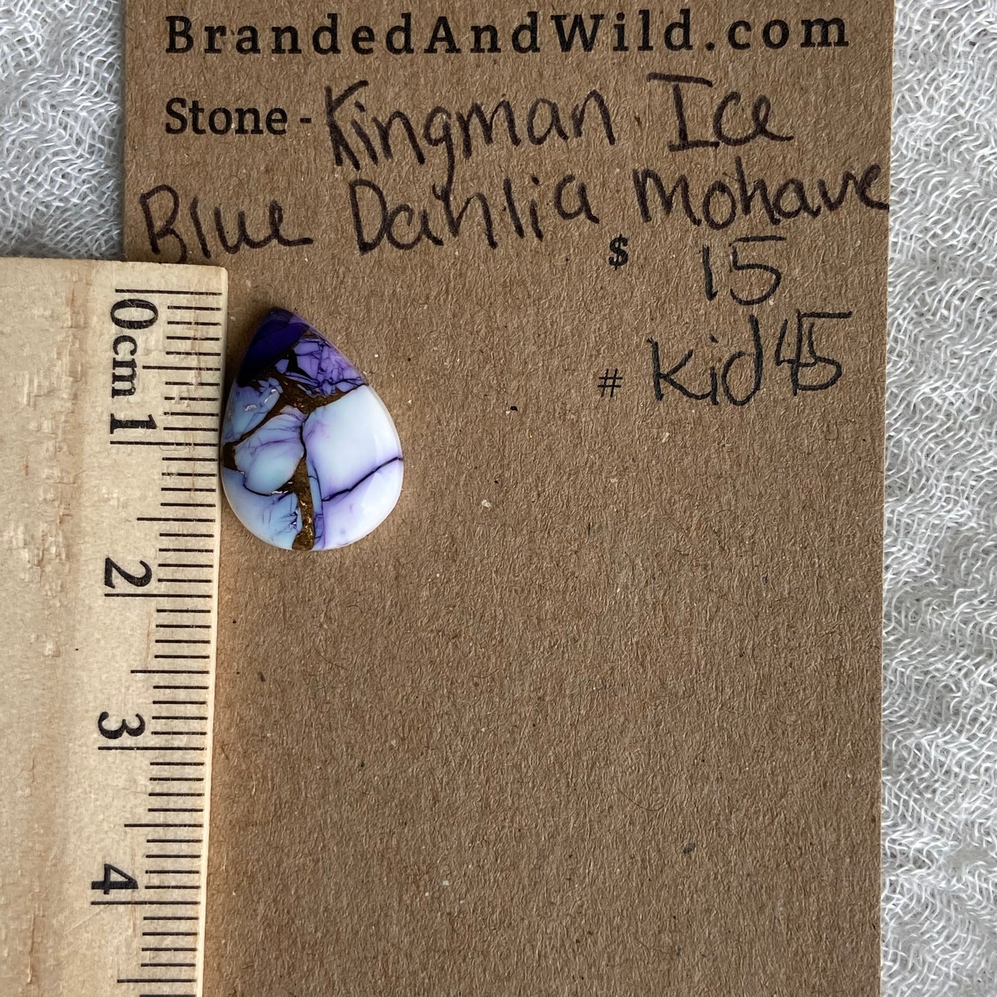 Kingman Ice Blue Dahlia Mohave - KID45