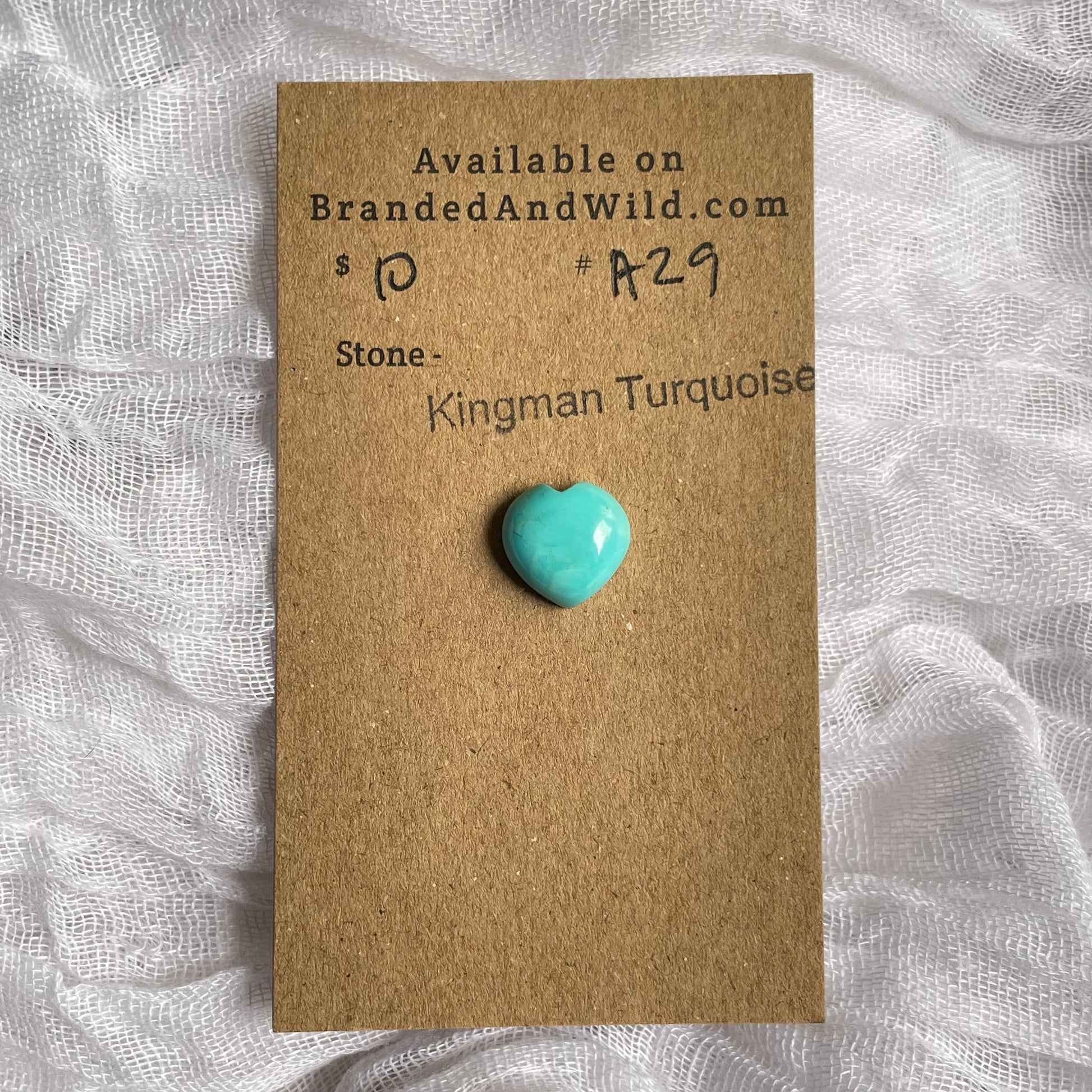 Kingman Turquoise Cabochon - KT29 2730EACC-AD98-4C98-8A80-6338668E0819 Brandedandwild.com
