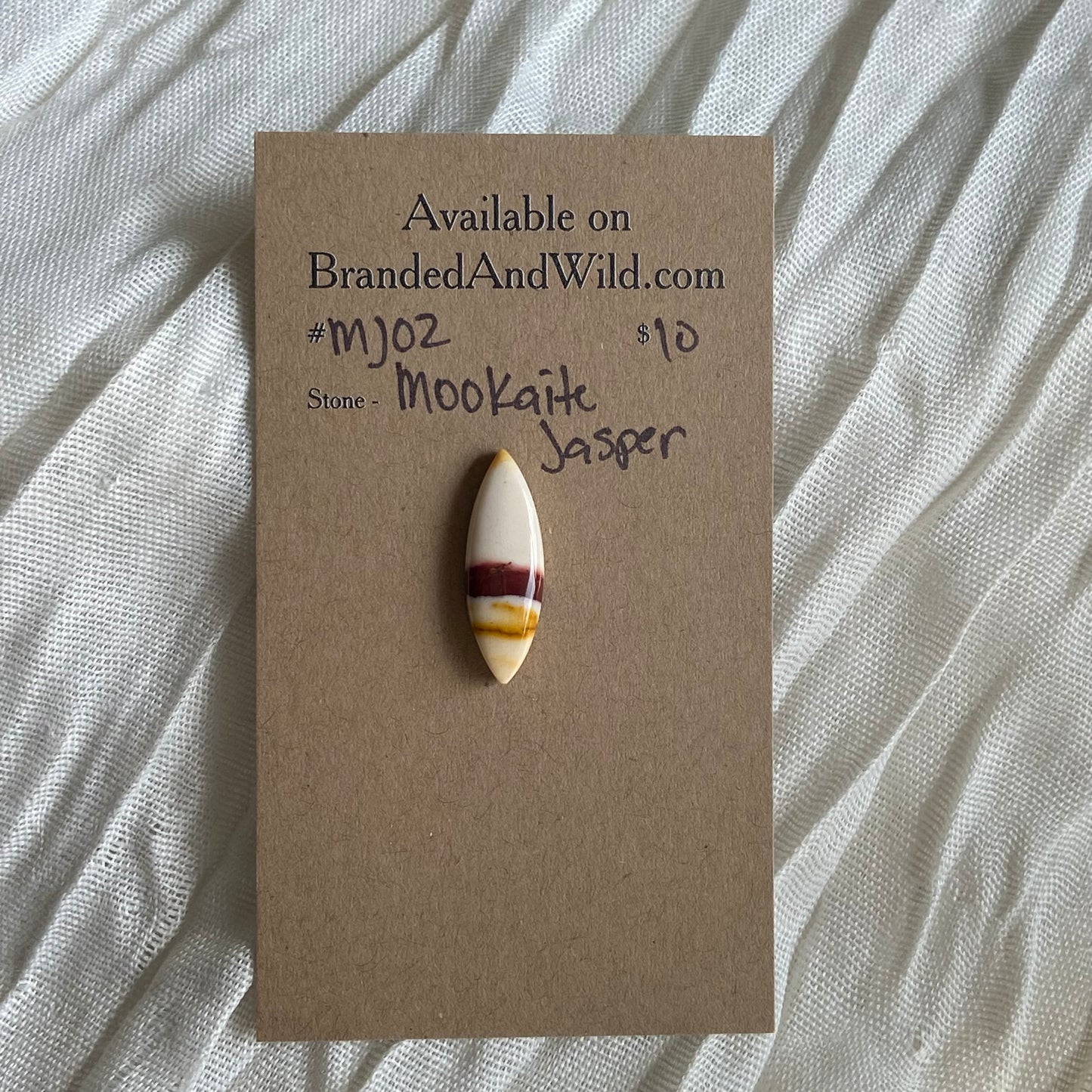 Mookaite Jasper Cabochon - MJ02 27391CE3-1F55-4681-BC6A-081F0EC47BAD Brandedandwild.com