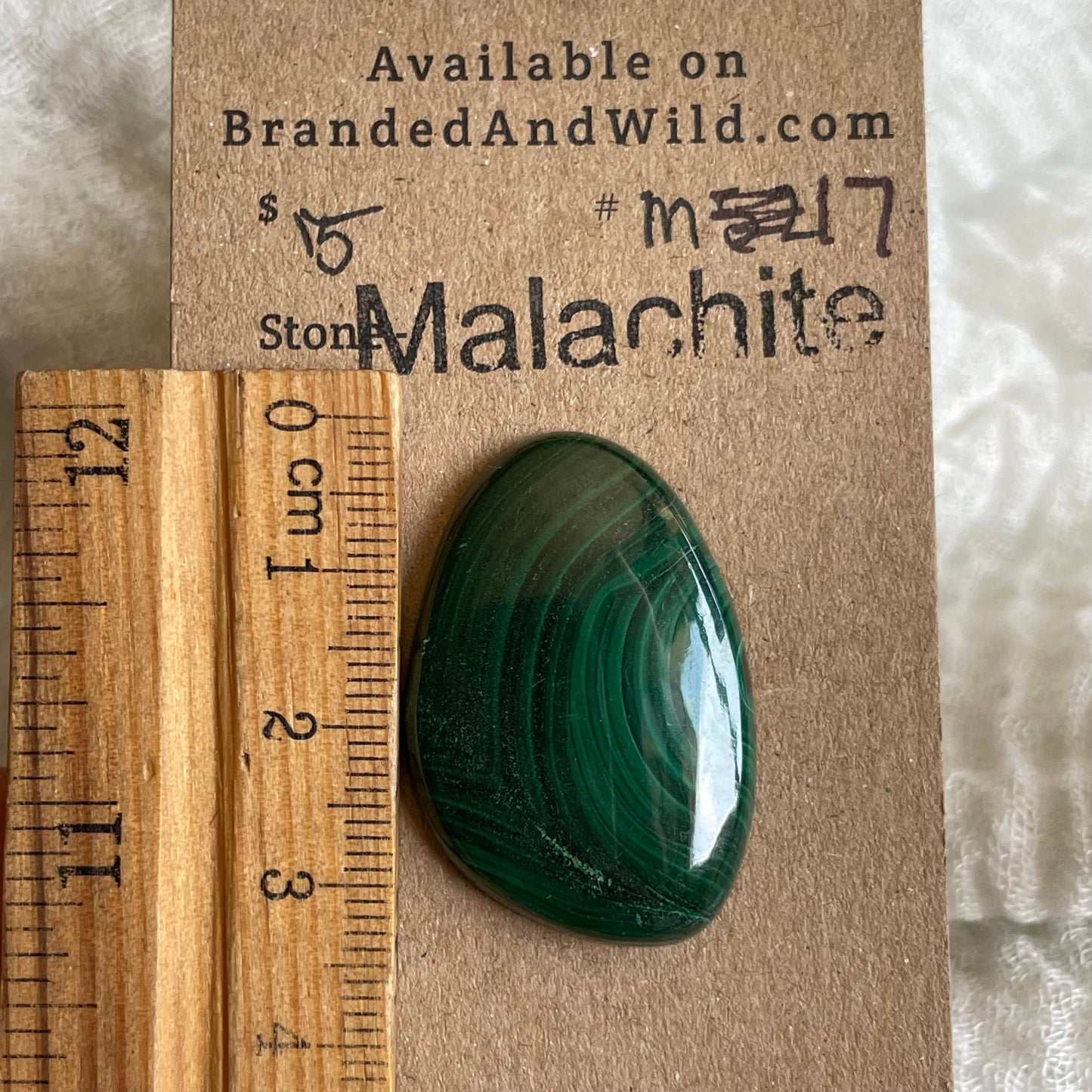 Malachite Cabochon - M17