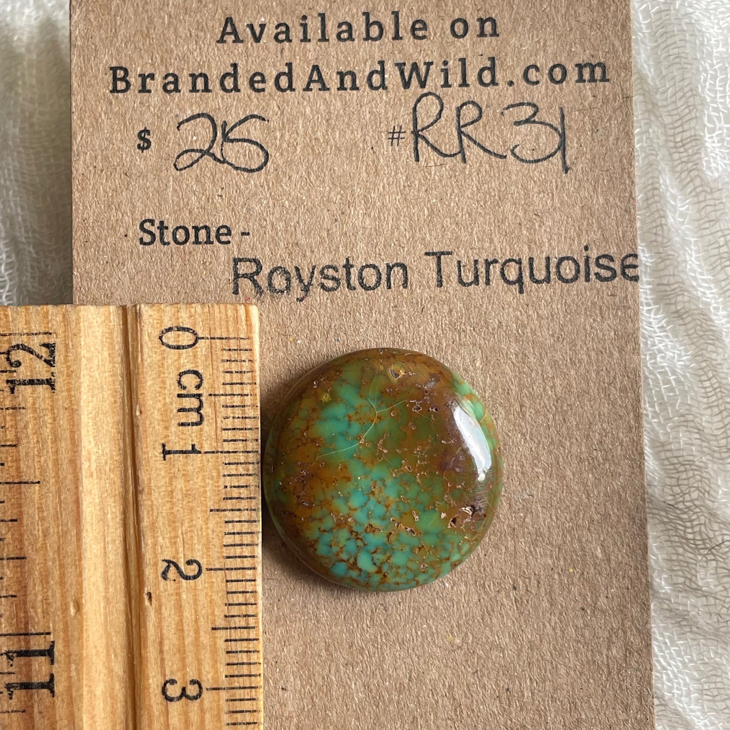 Royston Ribbon Turquoise Cabochon RR31 27649858-F2FB-4855-B5EF-67B24384677D Brandedandwild.com