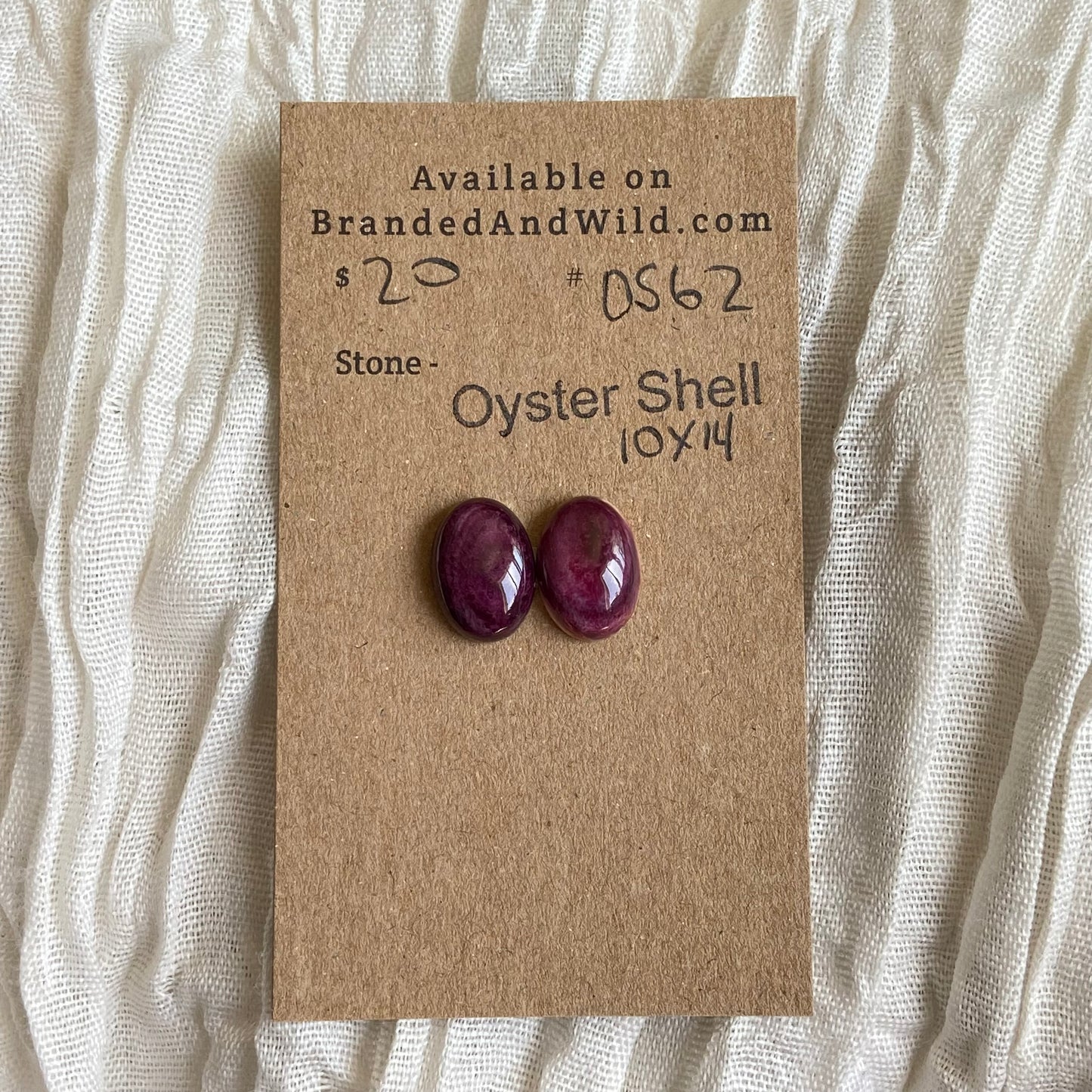 Oyster Shell Cabochon - OS62