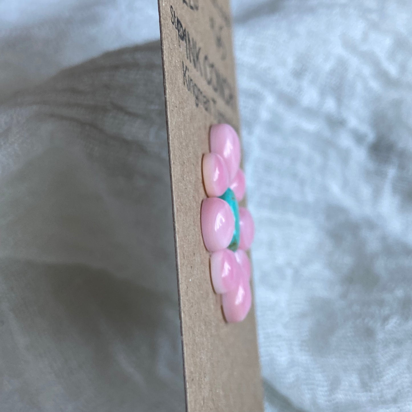 Pink Conch / Oyster Shell Cabochon - PK20