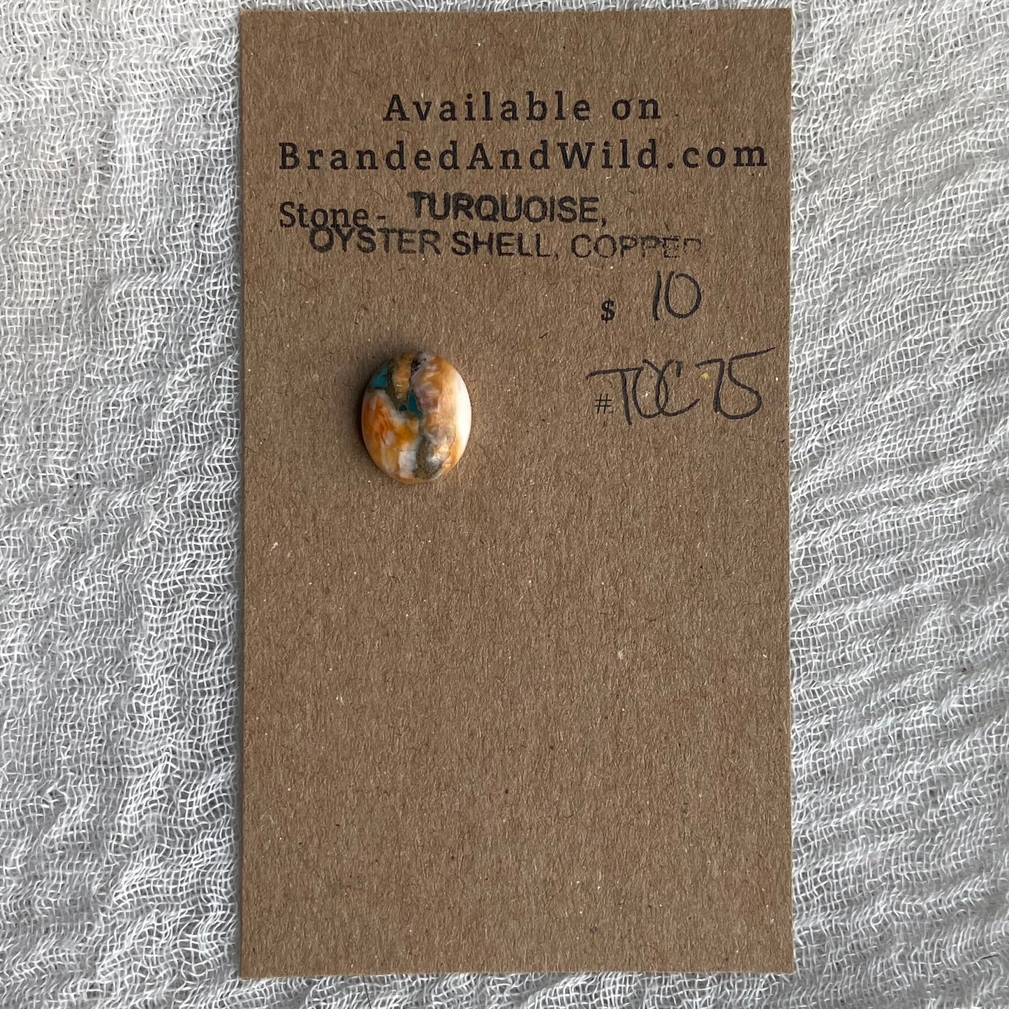 Turquoise, Oyster Shell, Copper - TOC75