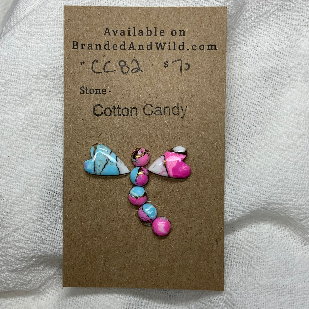 Cotton Candy Cabochon - CC82 279425B0-6FAE-4F49-9041-0C534F610BC5 Brandedandwild.com