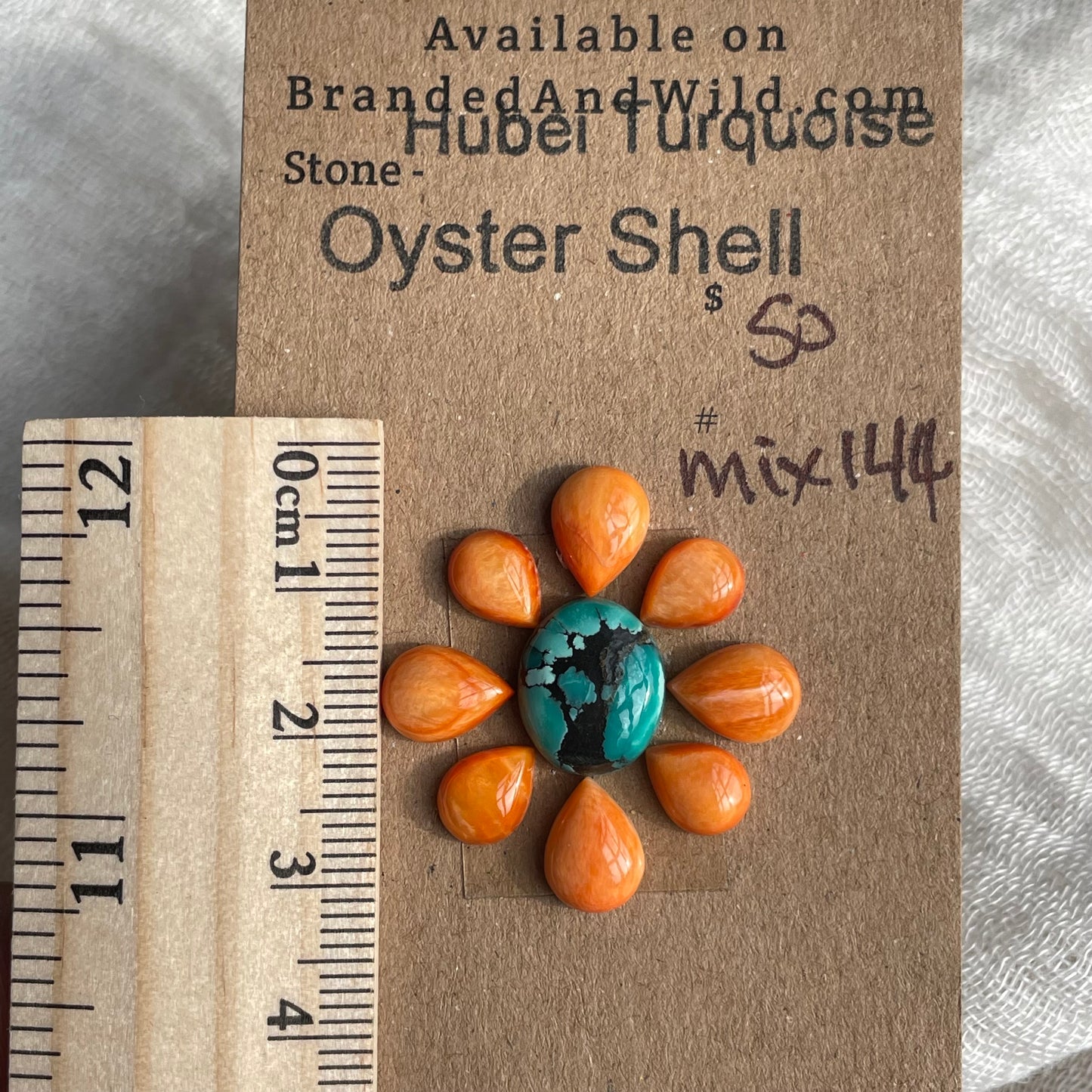 Hubei/Oyster Shell Cabochon - Mix144