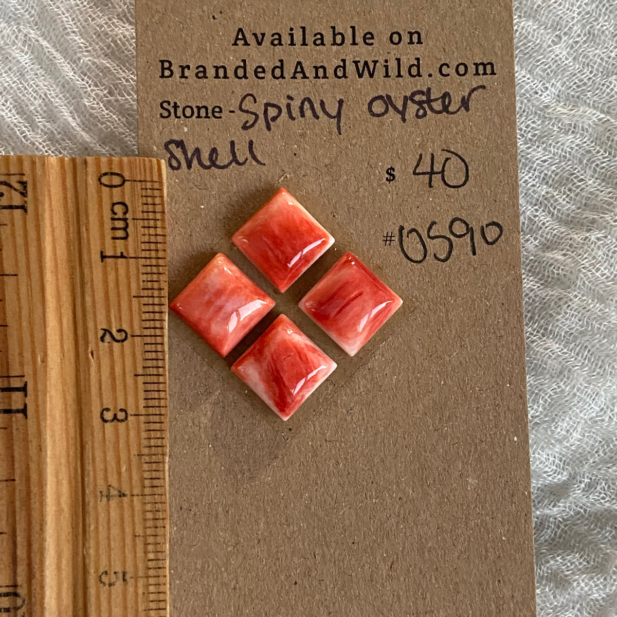 Oyster Shell Cabochon - OS90