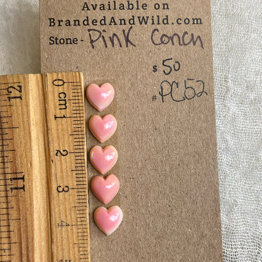 Pink Conch Cabochon - PC52 279CDEE4-7A0D-4C57-A082-C25FFD0527F0 Brandedandwild.com