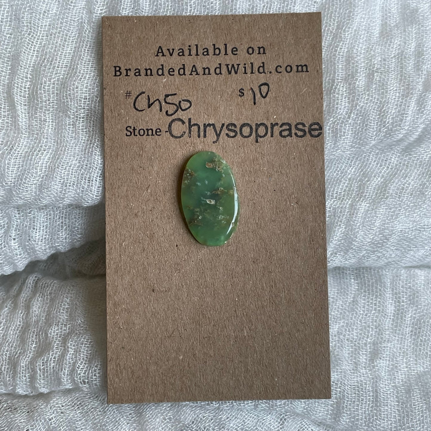 Chrysoprase Cabochon - Ch50