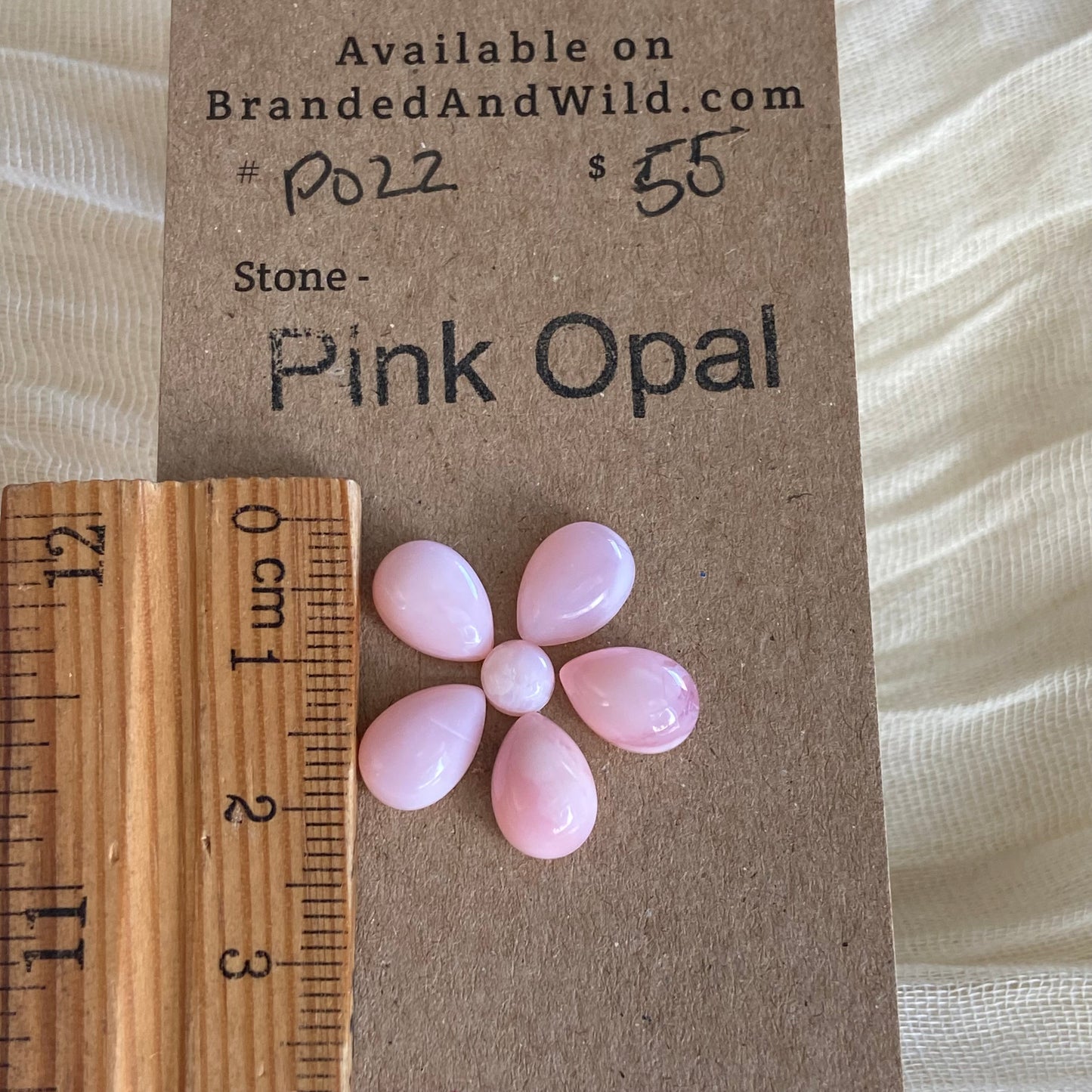 Pink Opal Cabochon - P022