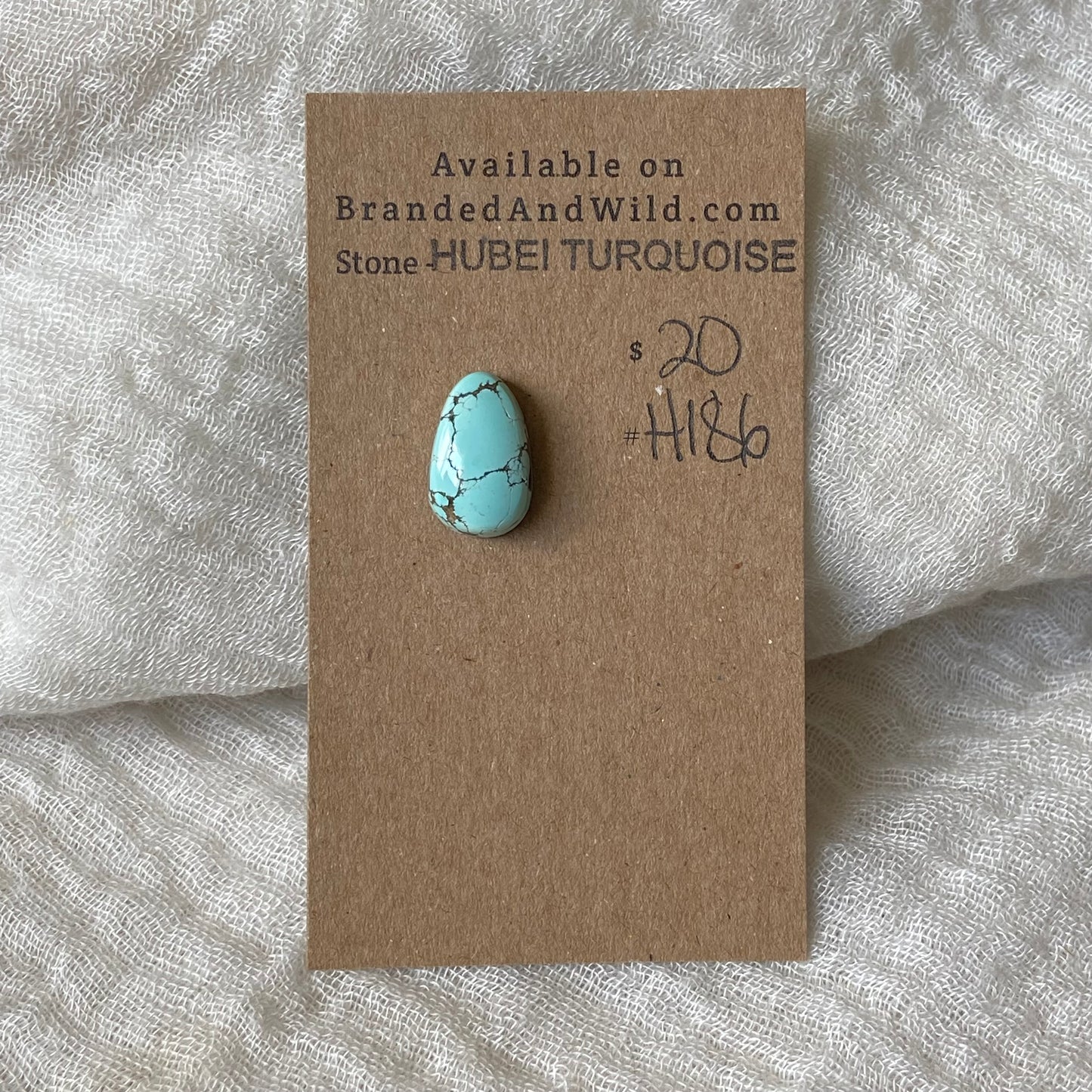 Hubei Turquoise Cabochon - H186 27E82F3F-740D-496B-B010-6BDE21B6DE9C Brandedandwild.com