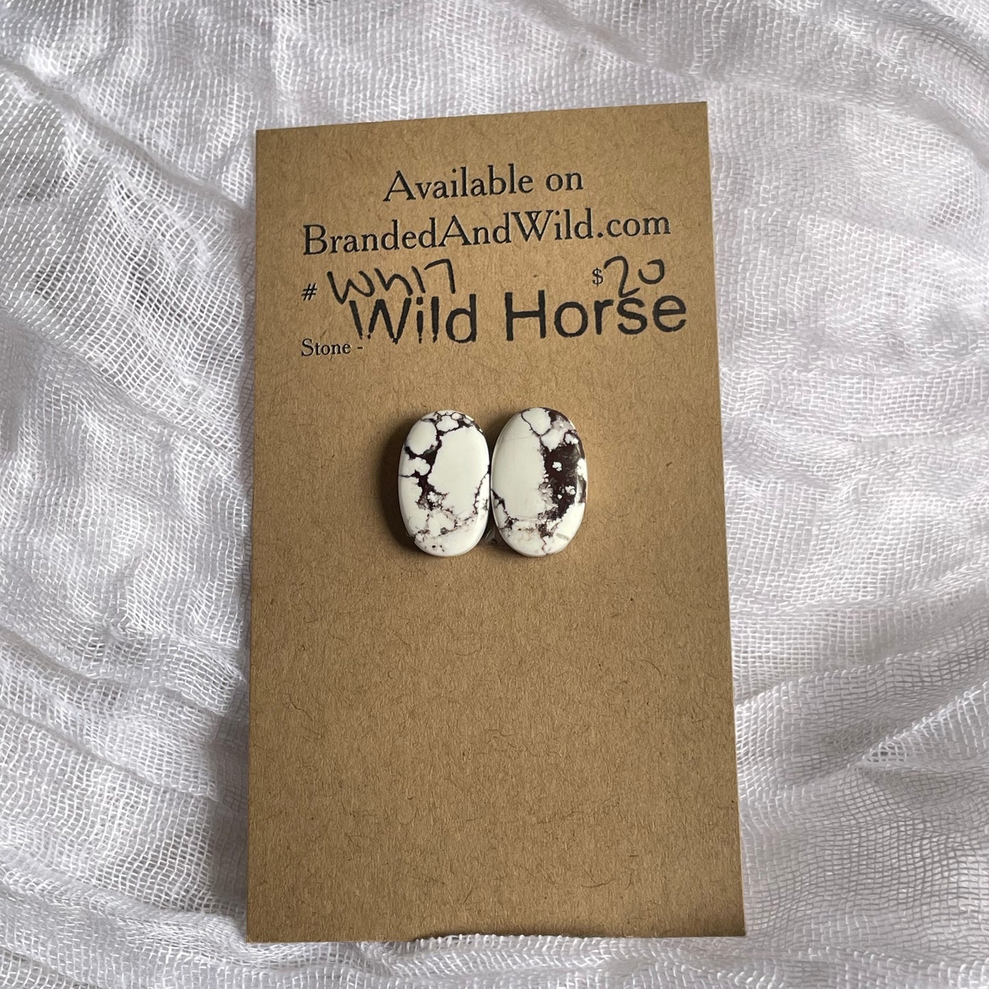Wild Horse Cabochon - WH17 27EEA42F-4B06-49DB-8DB6-6D789520E6FB Brandedandwild.com