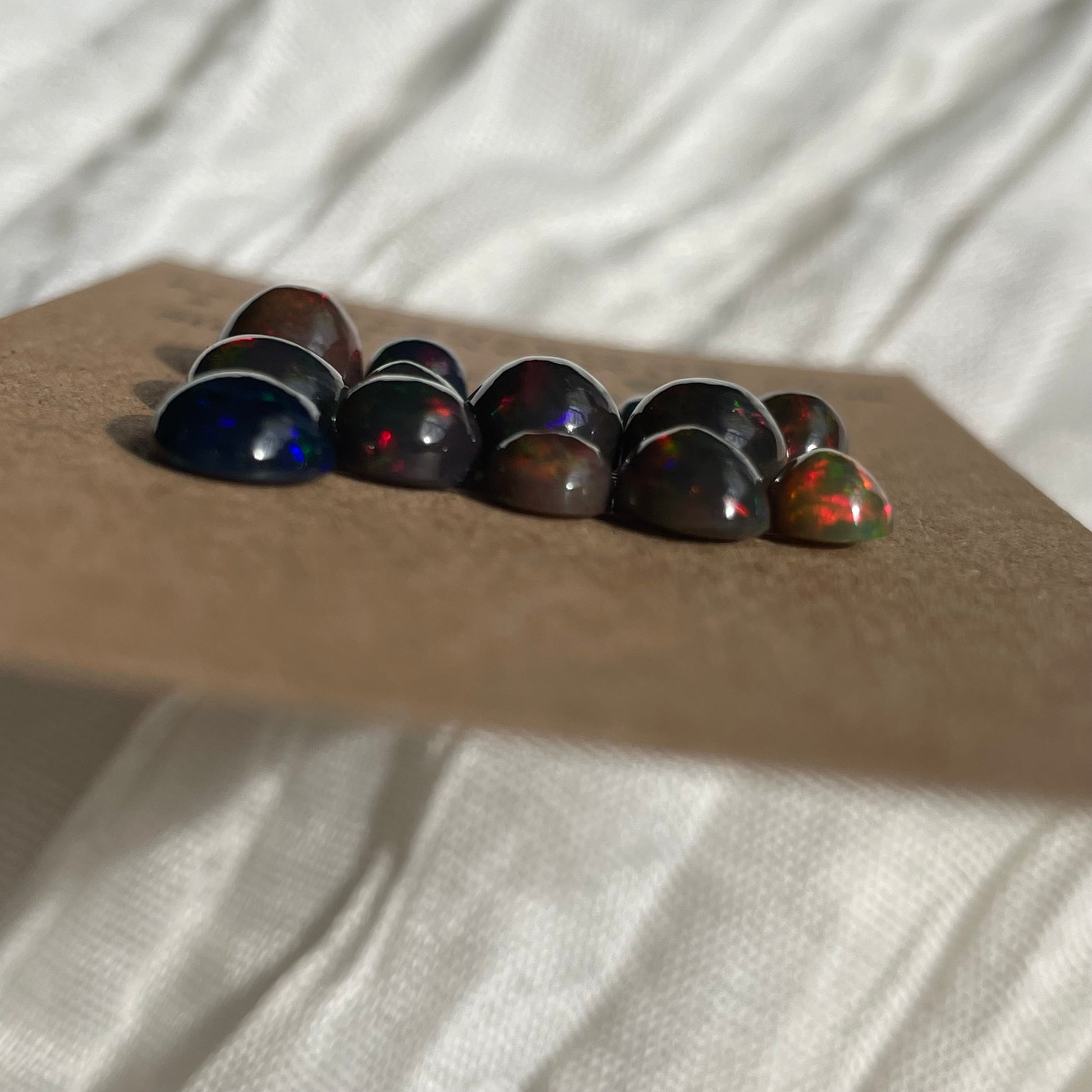 Black Opal - Cabochon - B014 28030121-213A-4872-9149-F87476C1AE24 Brandedandwild.com