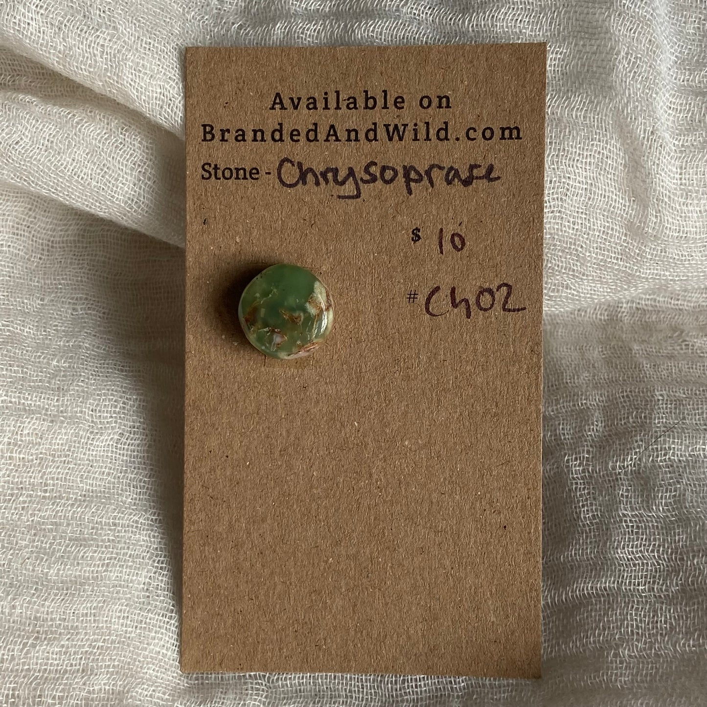 Chrysoprase Cabochon - Ch02