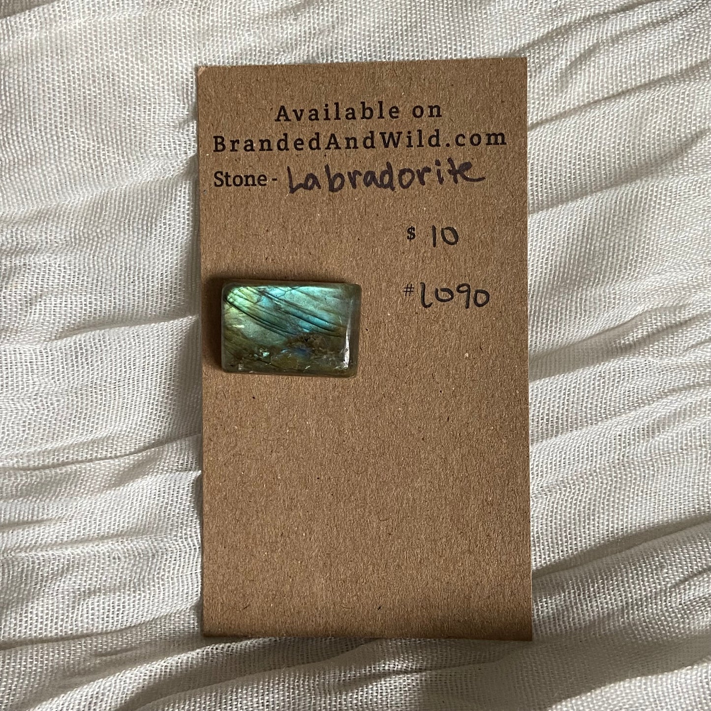 Labradorite Cabochon - L090 2806D391-9469-4147-83F7-AA37CF33E1A8 Brandedandwild.com