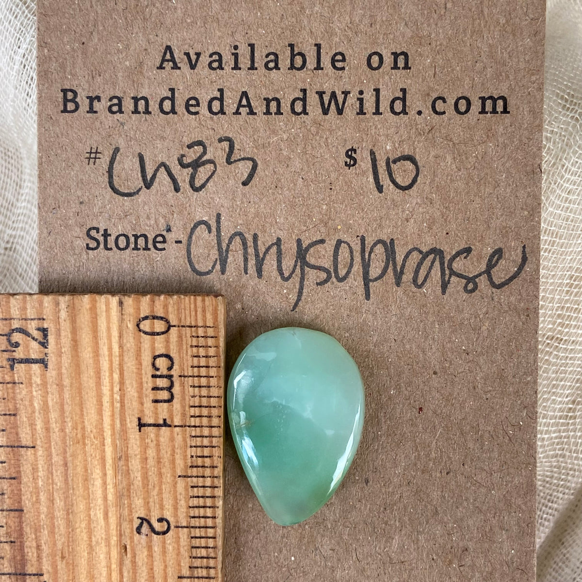 Chrysoprase Cabochon - Ch83 28081D9F-108E-46AF-91FB-EBAC8A04A268 Brandedandwild.com