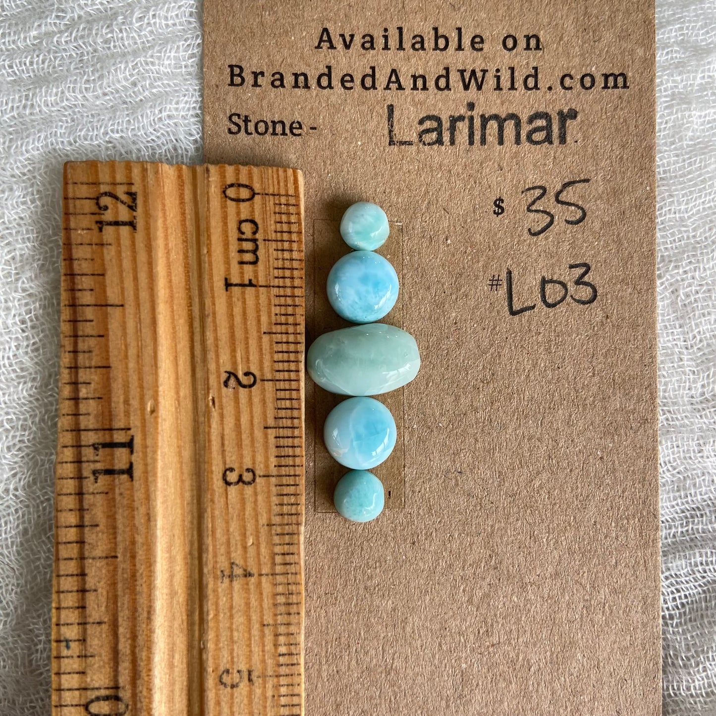 Larimar Cabochon - L03