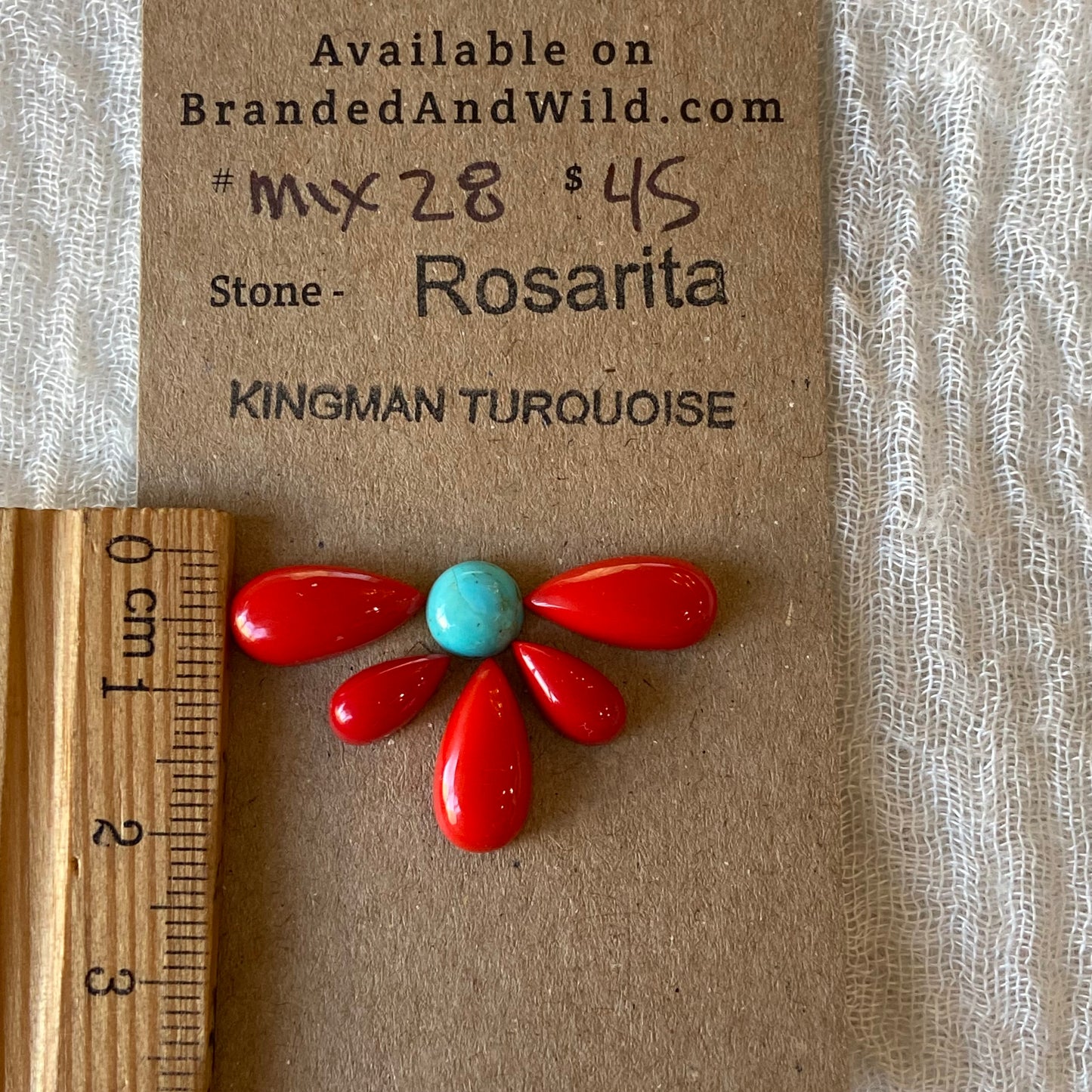 Rosarita / Kingman Cabochon - MIX28