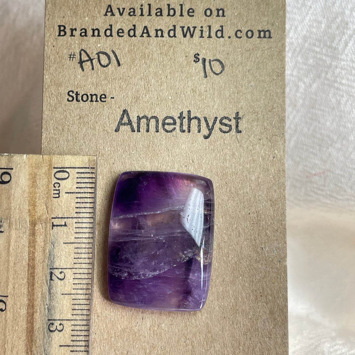 Amethyst Cabochon - A01 285A2C06-07C0-4E41-8CA4-0E58AD522391 Brandedandwild.com