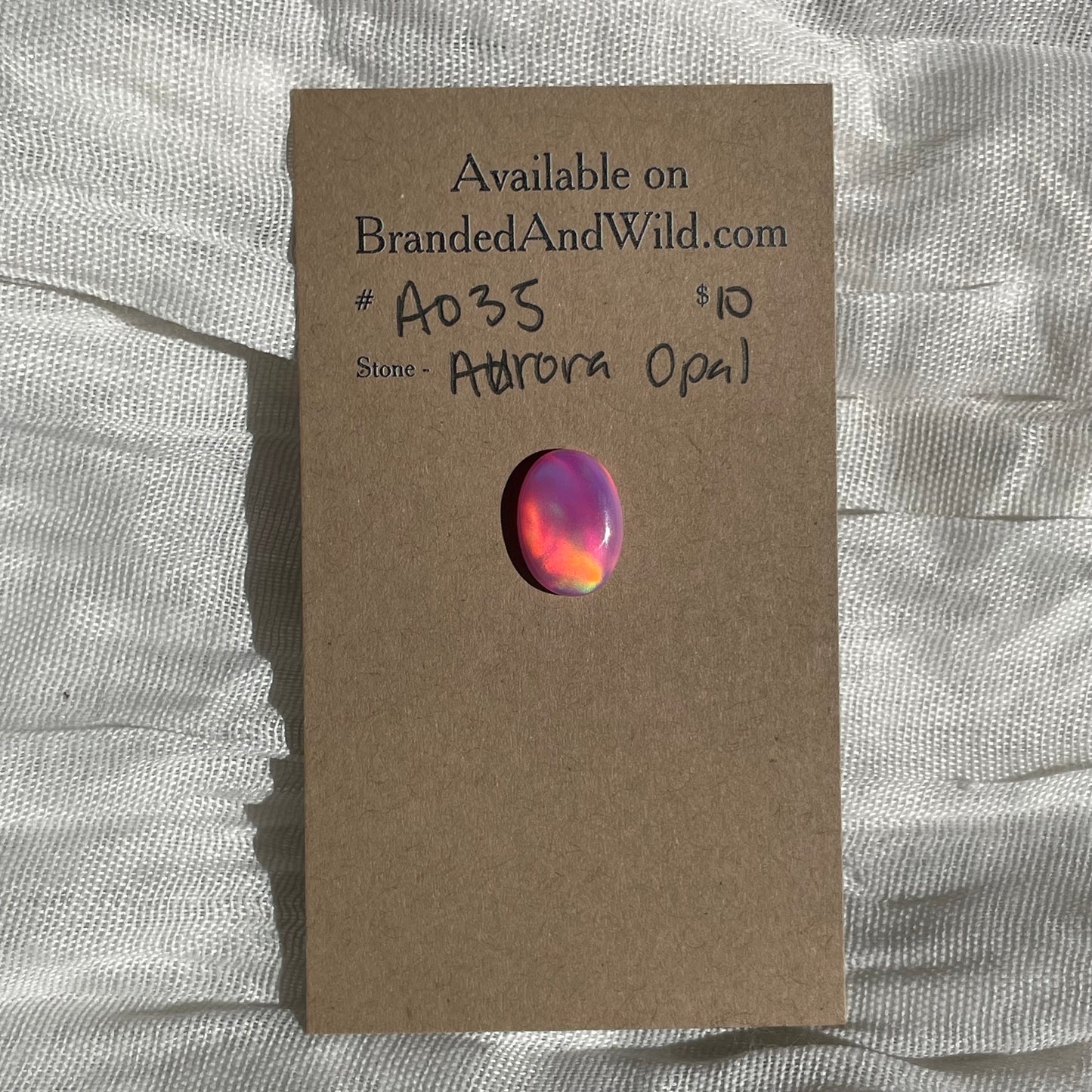 Aurora Opal Cabochon - A035 285A6005-1E0E-43A2-A384-581DDAA7F43A Brandedandwild.com