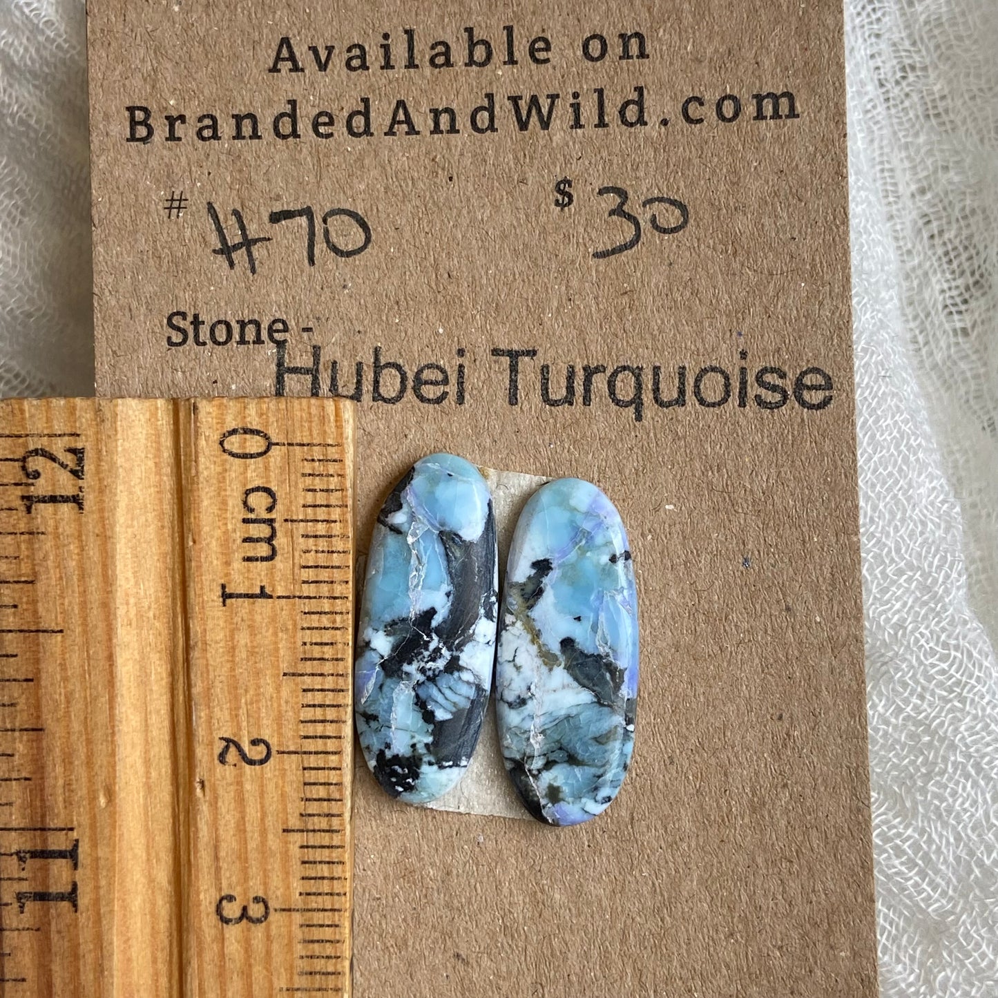 Hubei Turquoise Cabochon - H70