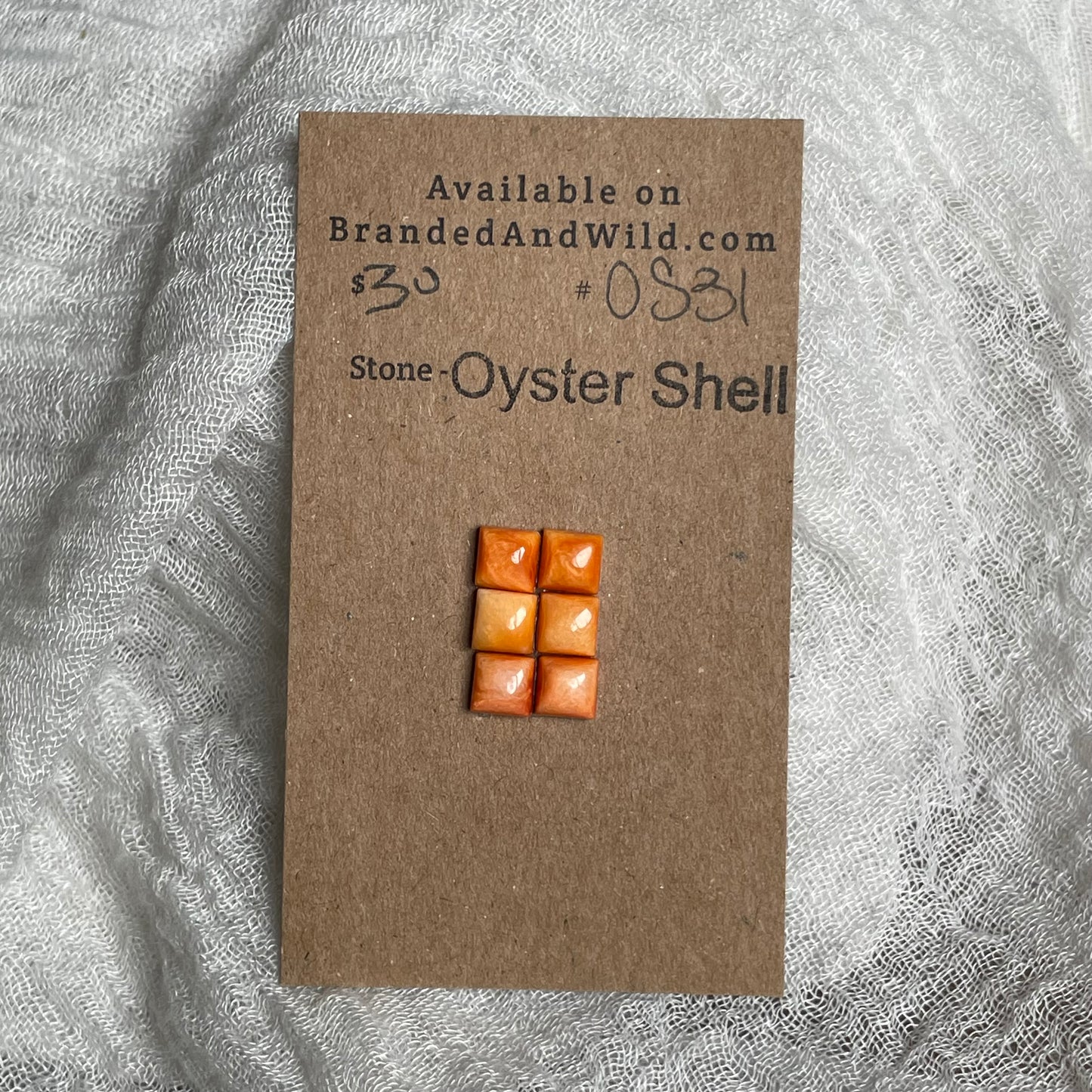 Oyster Shell Cabochon - OS31