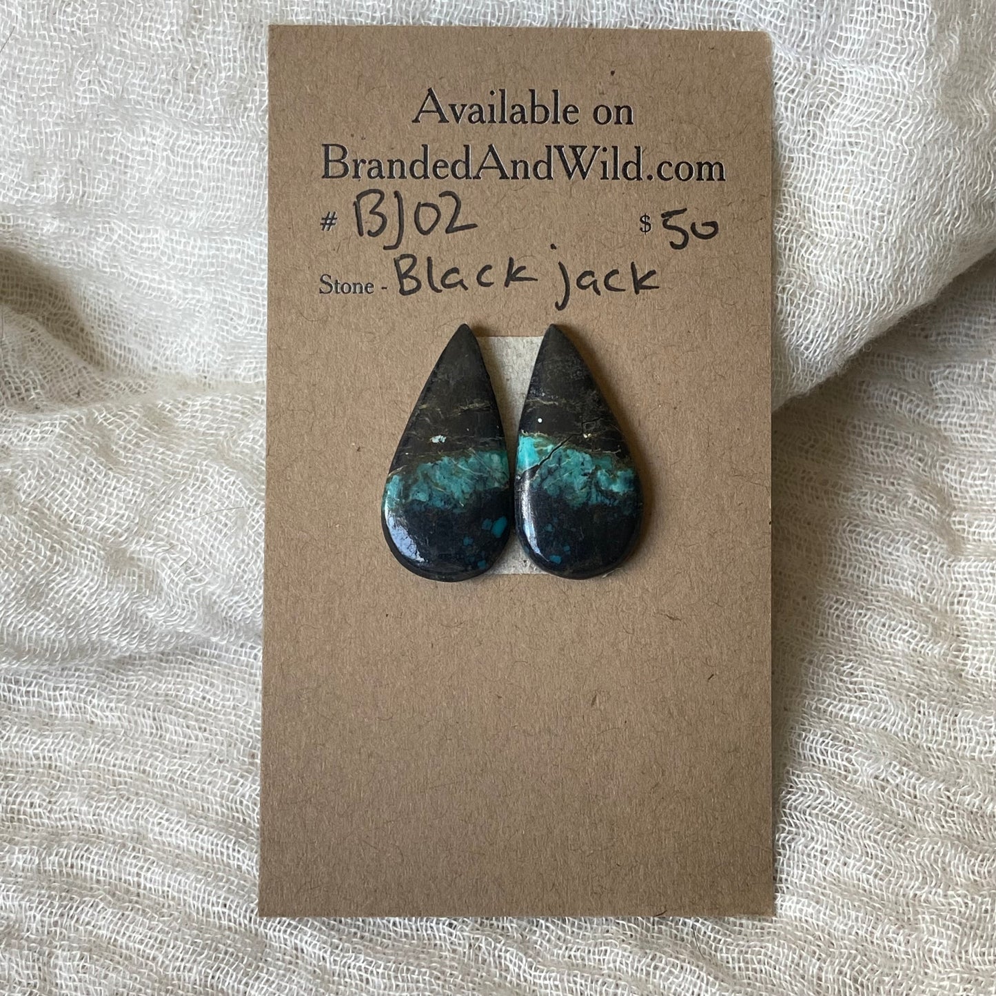 Black Jack Cabochon - BJ02 28A820E9-9213-406D-87E1-D769B392B372 Brandedandwild.com