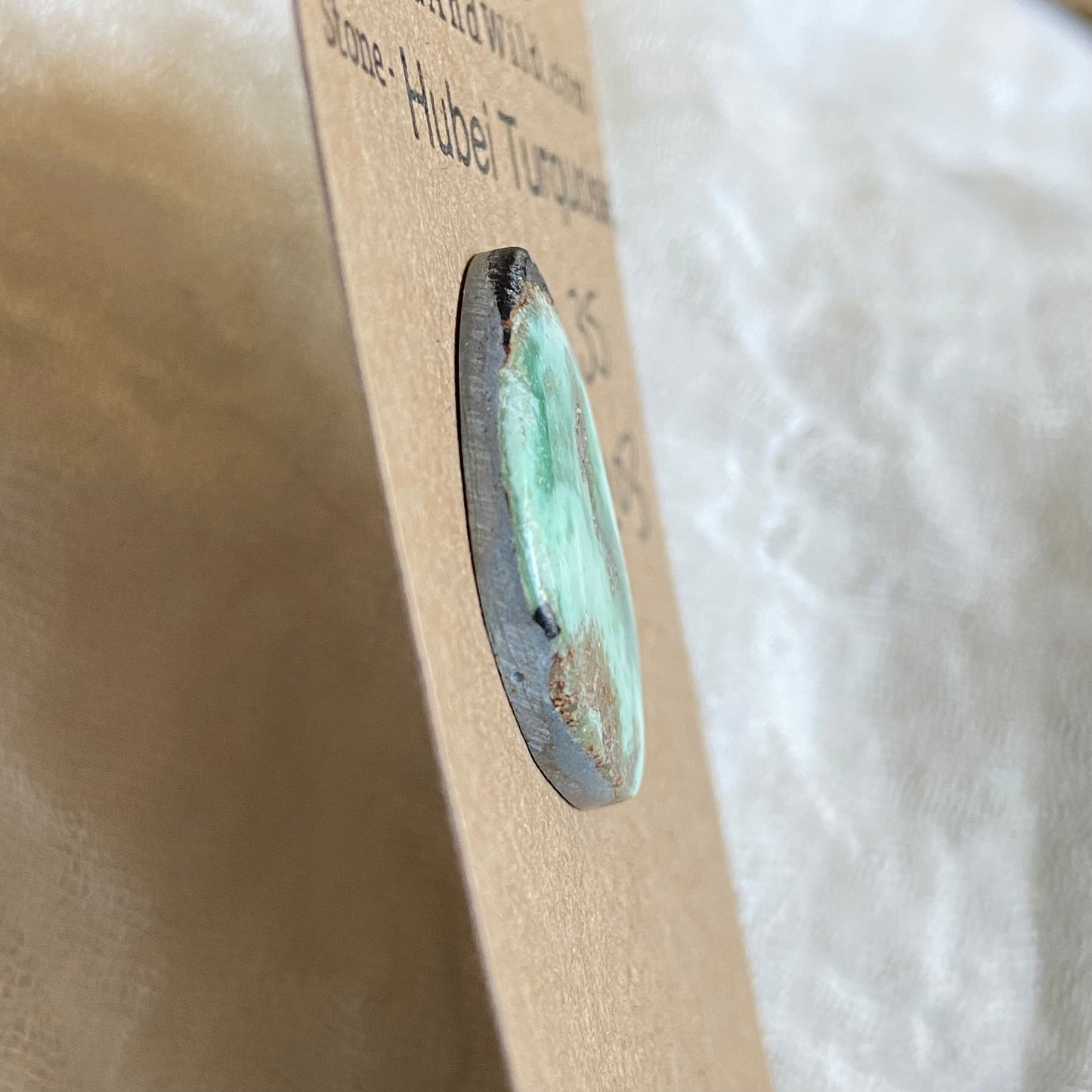 Hubei Turquoise Cabochon - H203 28B463C3-B2F8-4B61-99DF-0C57C2A92073 Brandedandwild.com