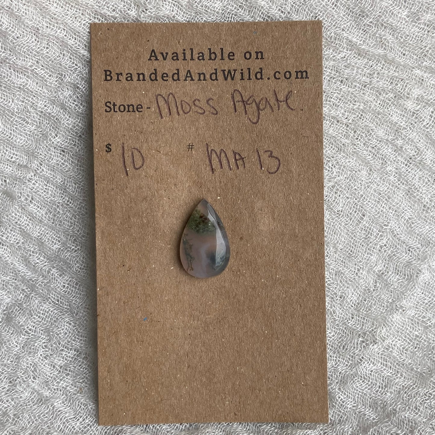 Moss Agate Cabochon - MA13