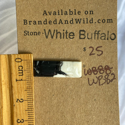 White Buffalo Cabochon - WB82