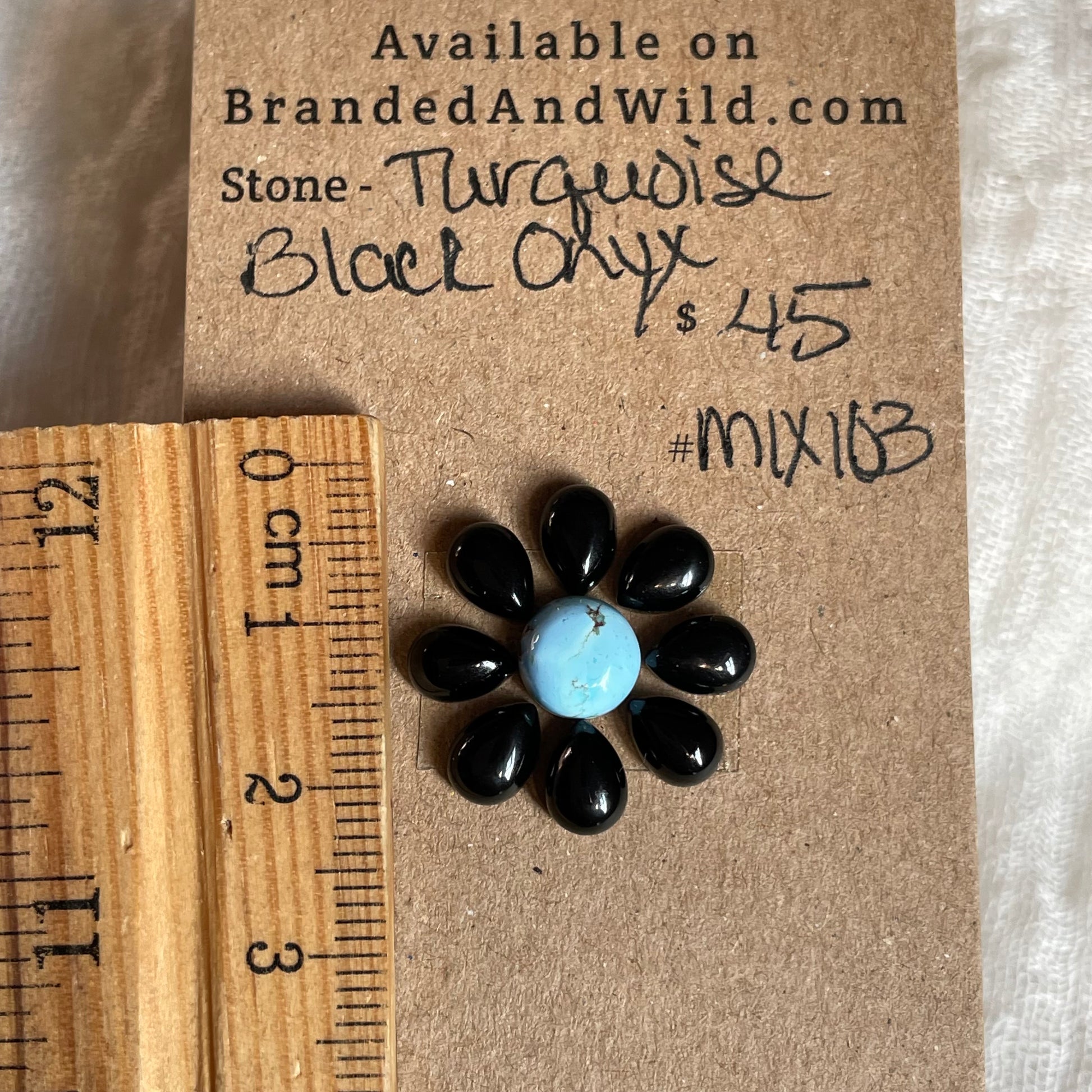 Turquoise / Oyster Shell Cabochon - MIX103 28F2D9E7-2DAD-4C01-B7AC-EDEA9351A85B Brandedandwild.com