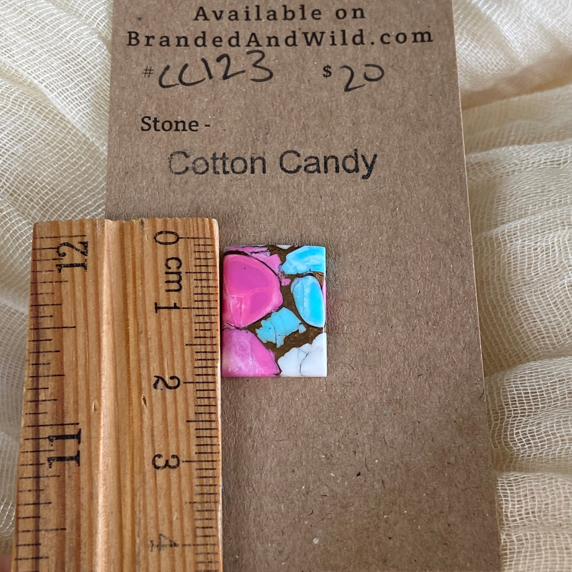 Cotton Candy Cabochon - CC123 28FFA4EB-2F86-4920-A4EE-1824629AC232 Brandedandwild.com