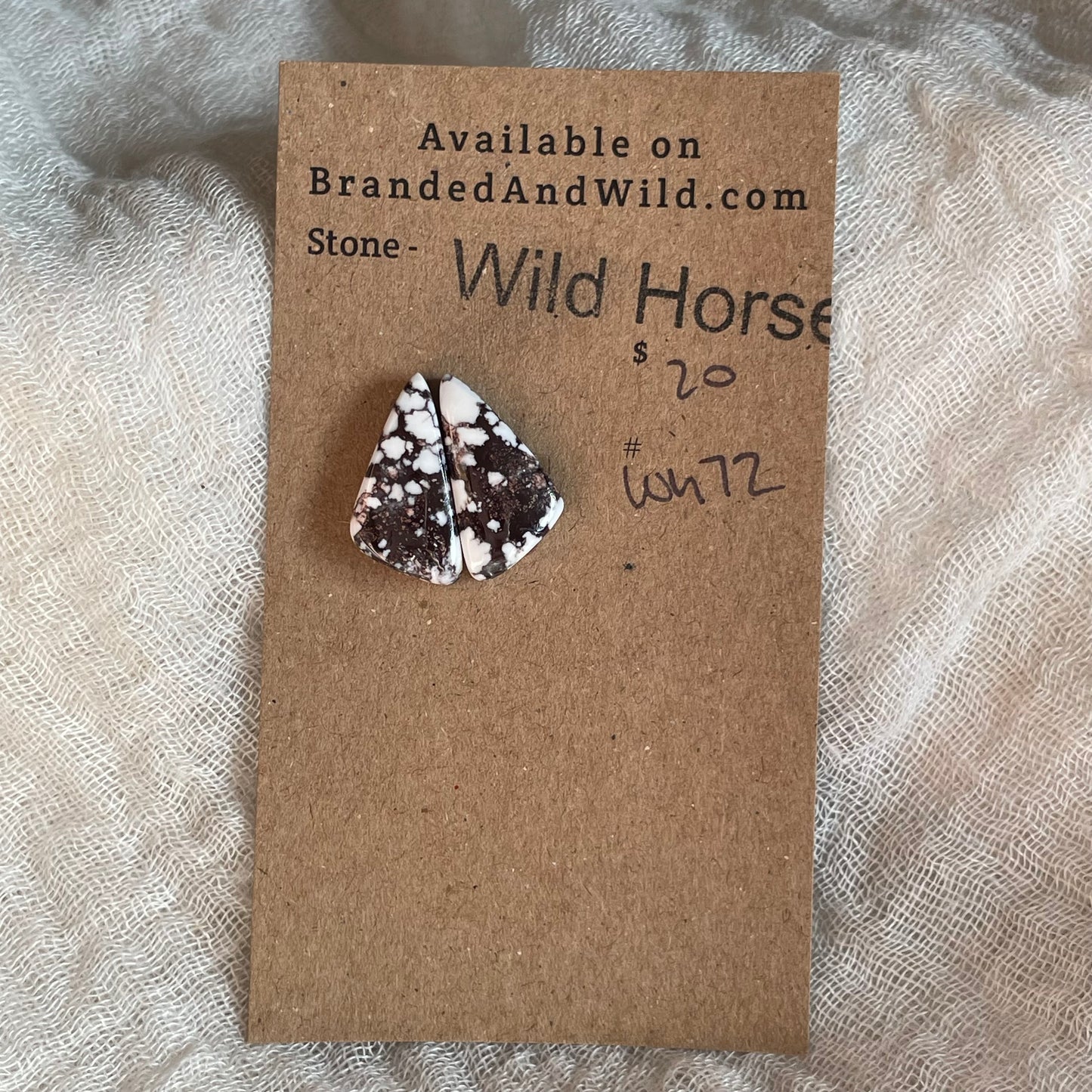 Wild Horse Cabochon - WH72 29157C33-FA54-4985-9608-78D4BFAAE69F Brandedandwild.com