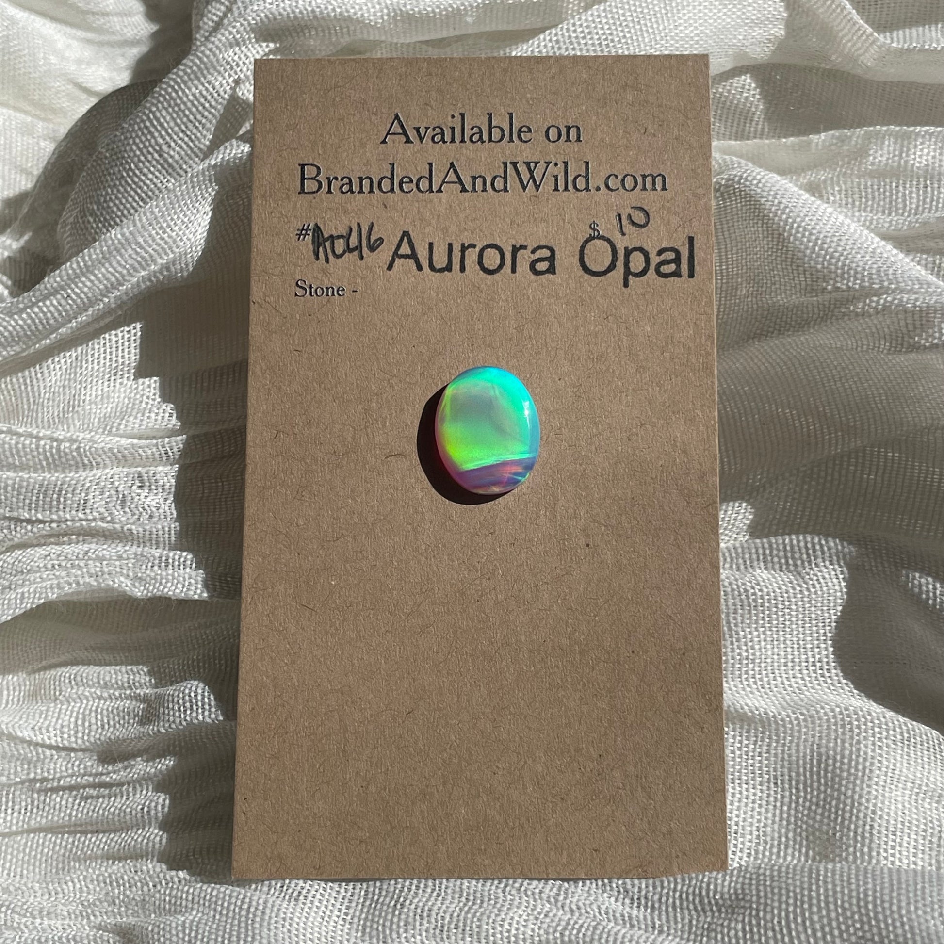 Aurora Opal Cabochon - A046 291C0049-41C9-45EC-9EB4-F1A0F1F42EB3 Brandedandwild.com