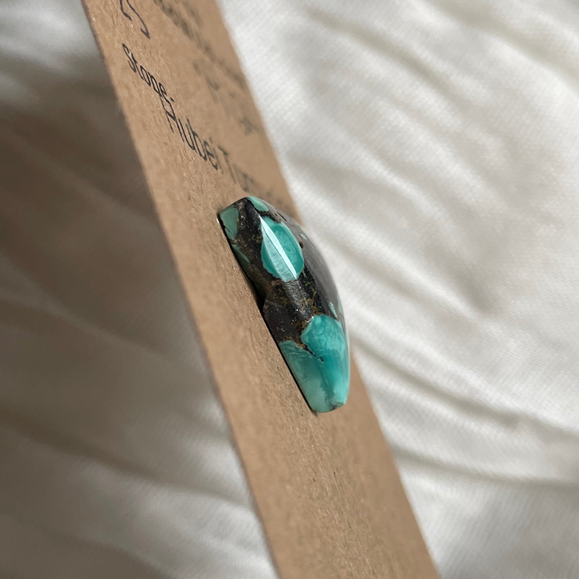 Hubei Turquoise Cabochon - H124 2953D86E-162E-4396-B0E3-4DAE1C4FE2F1 Brandedandwild.com