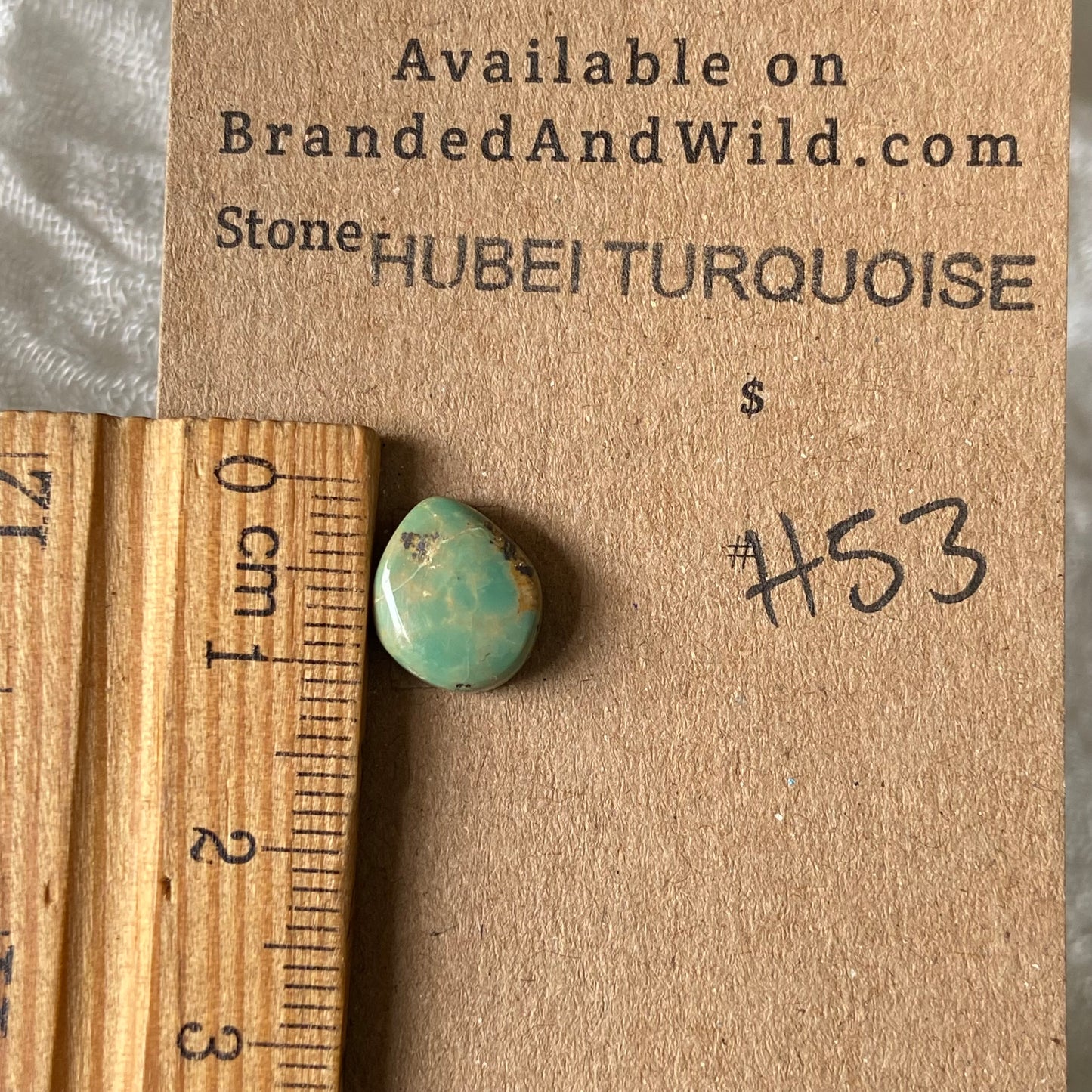 Hubei Turquoise Cabochon - H53 297D7F6F-9727-4FB9-B06D-EAE7B5681E9D Brandedandwild.com