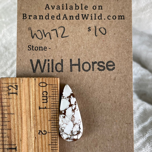Wild Horse Cabochon - WH72 29A80959-0C11-4215-A942-65262CB57745 Brandedandwild.com