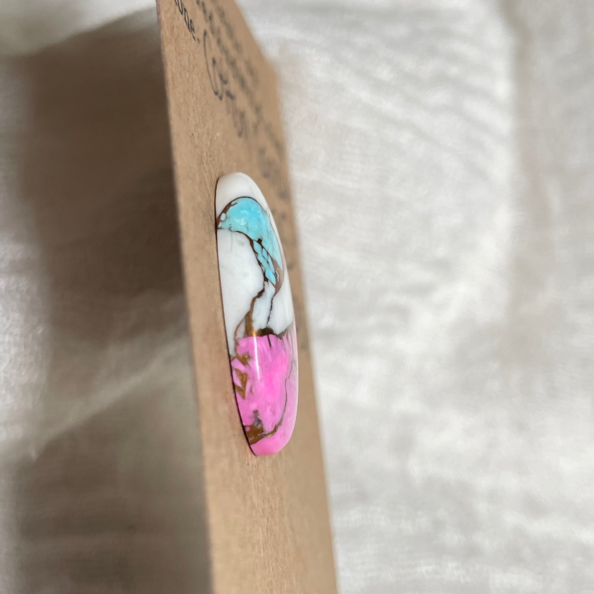 Cotton Candy Cabochon - CC81 29BA6185-2951-4F48-9E4A-33576A0CD27B Brandedandwild.com