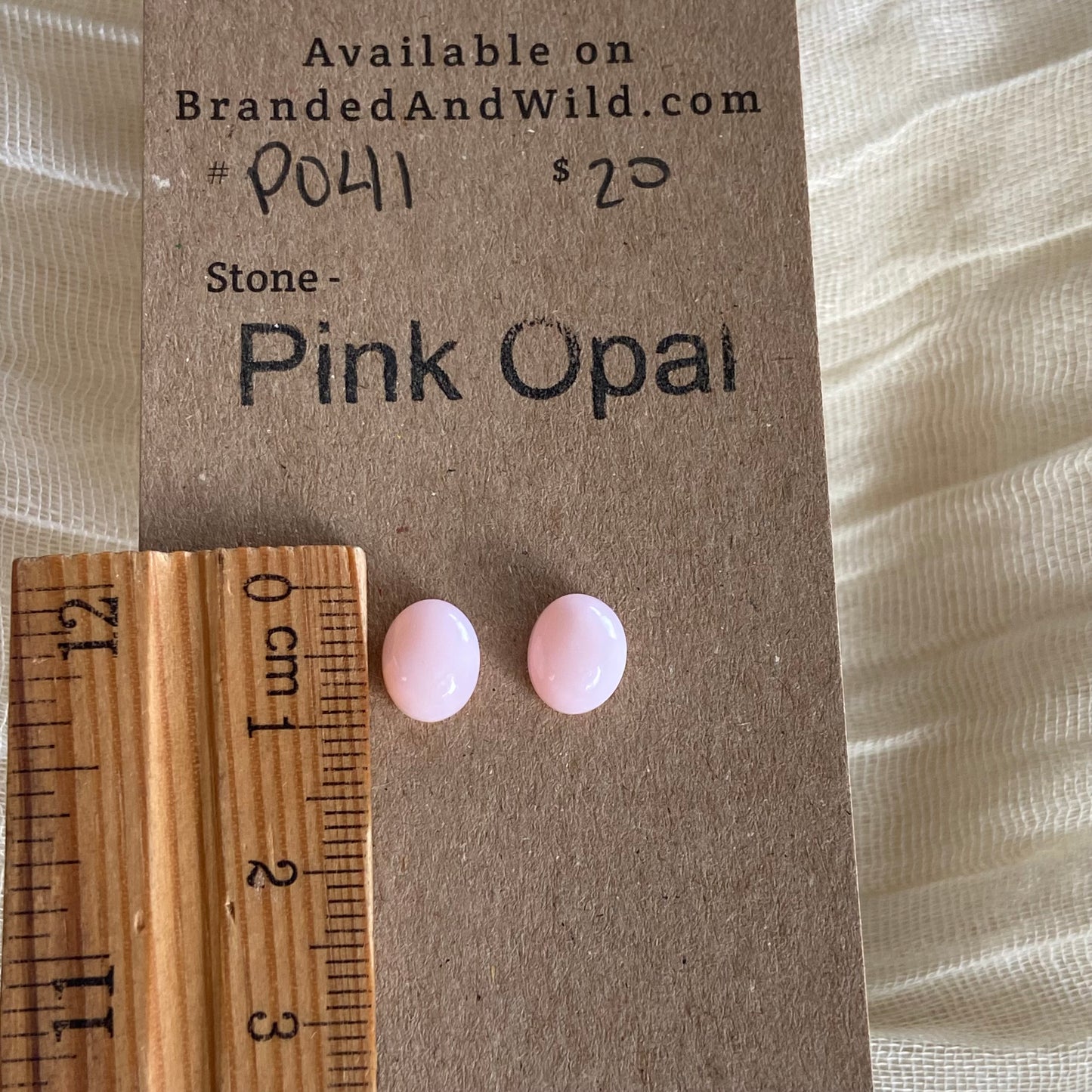 Pink Opal Cabochon - P041