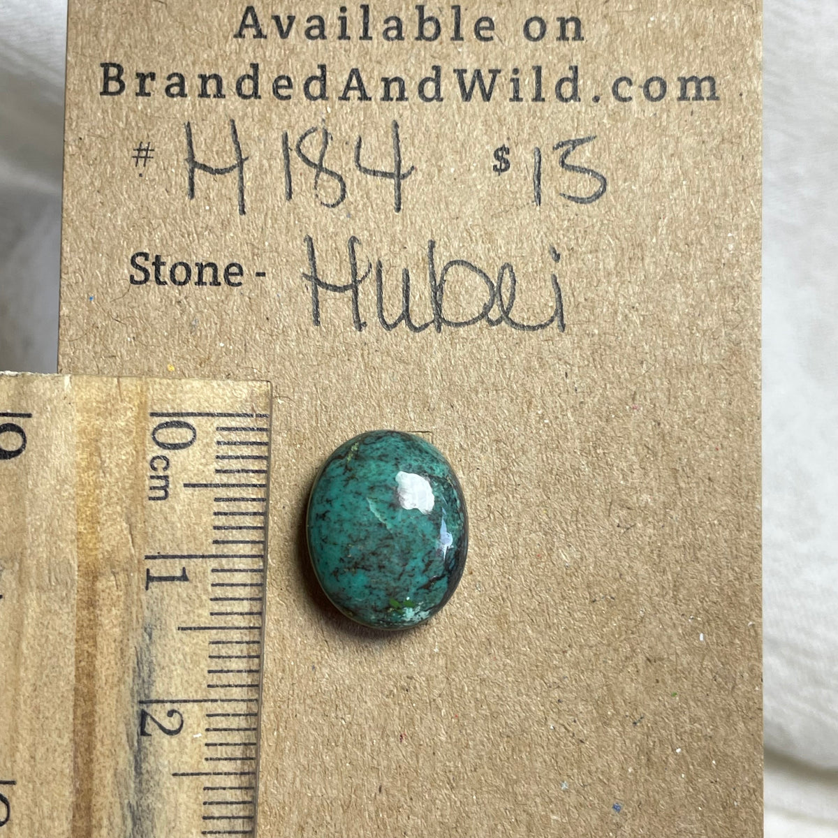 Hubei Turquoise Cabochon - H184 29DD2CFA-B624-4FDB-B34D-23A3B55B71FA Brandedandwild.com