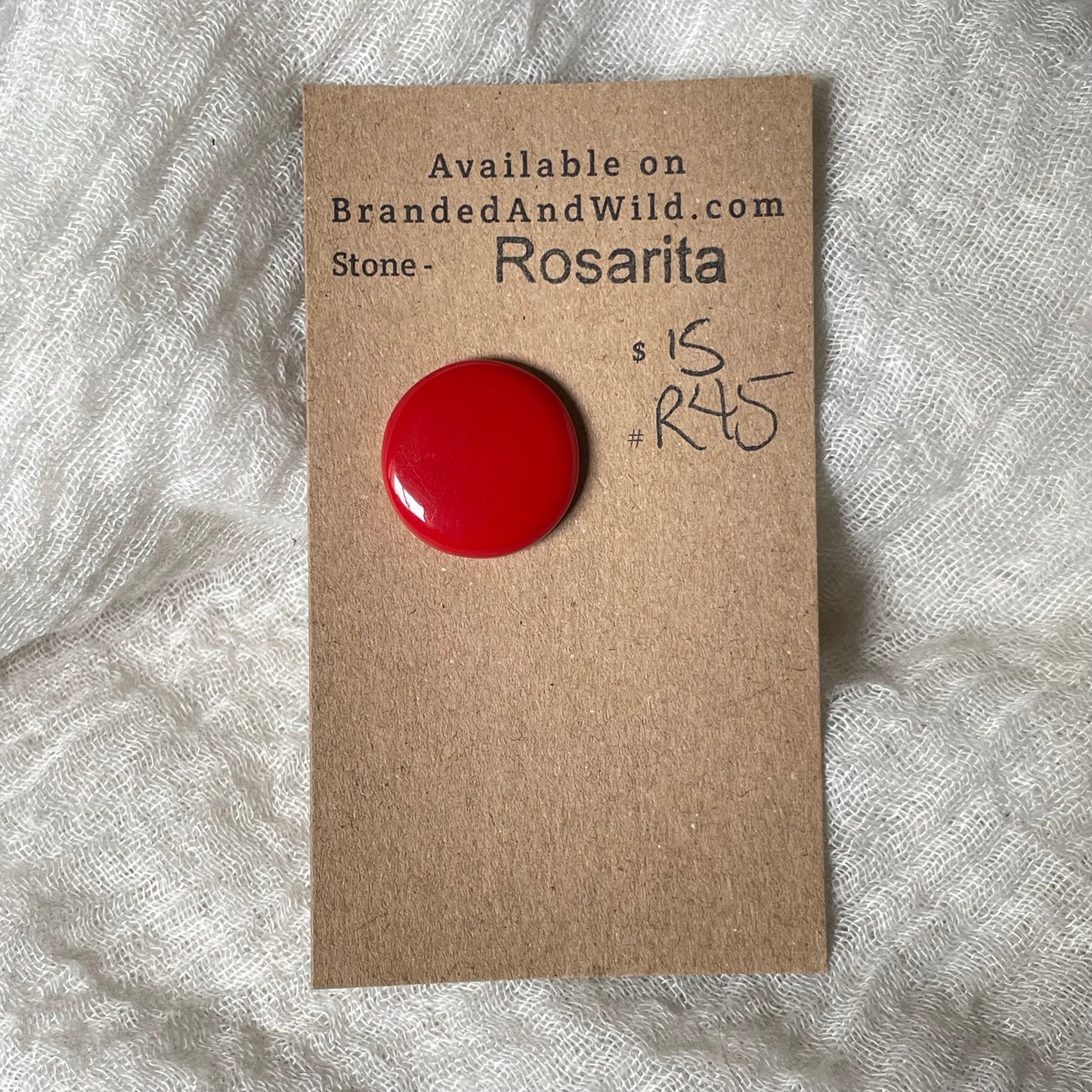 Rosarita - Cabochon - R45 29F5C12A-9241-4E62-A8BA-DC99C34A9A81 Brandedandwild.com