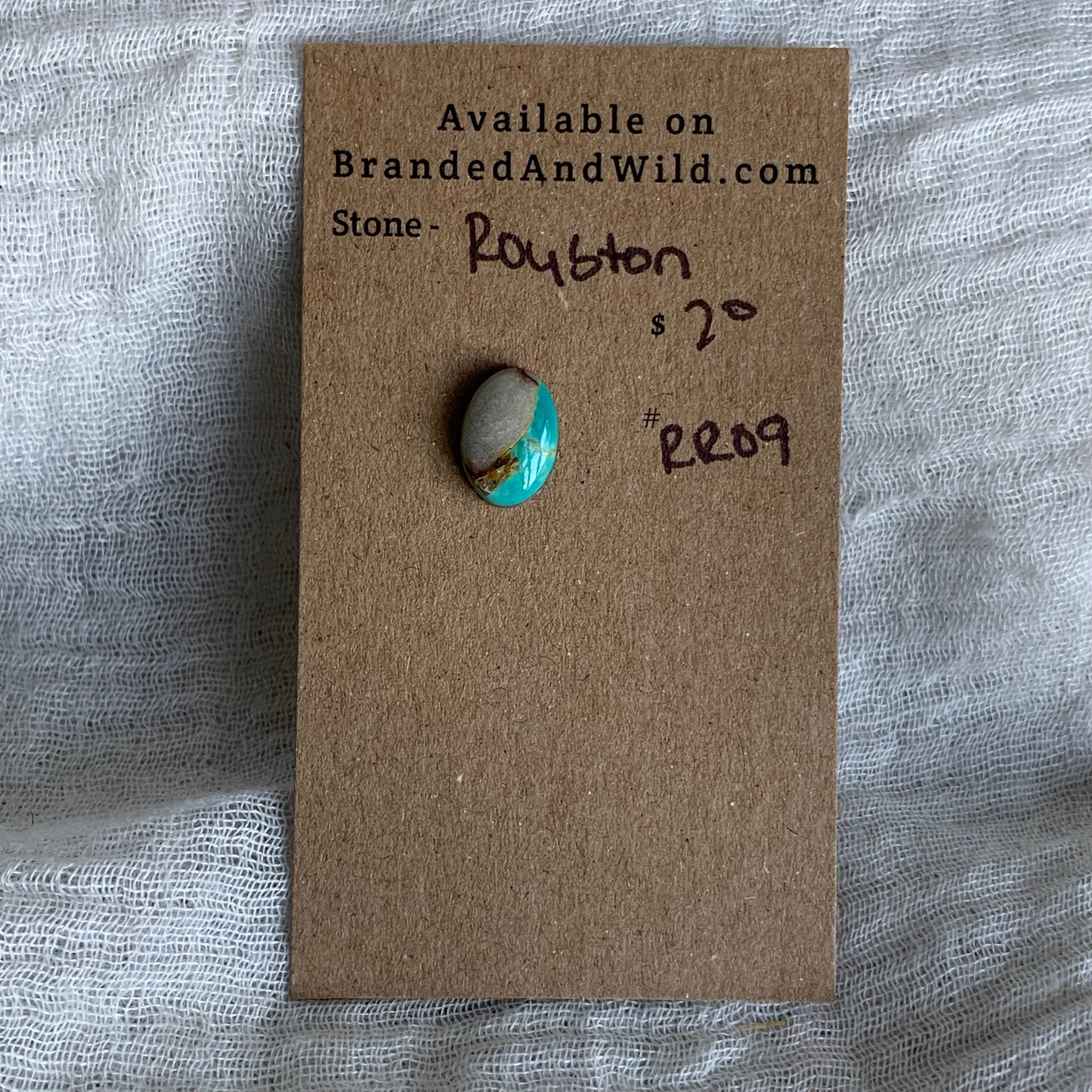 Royston Ribbon Turquoise Cabochon RR09