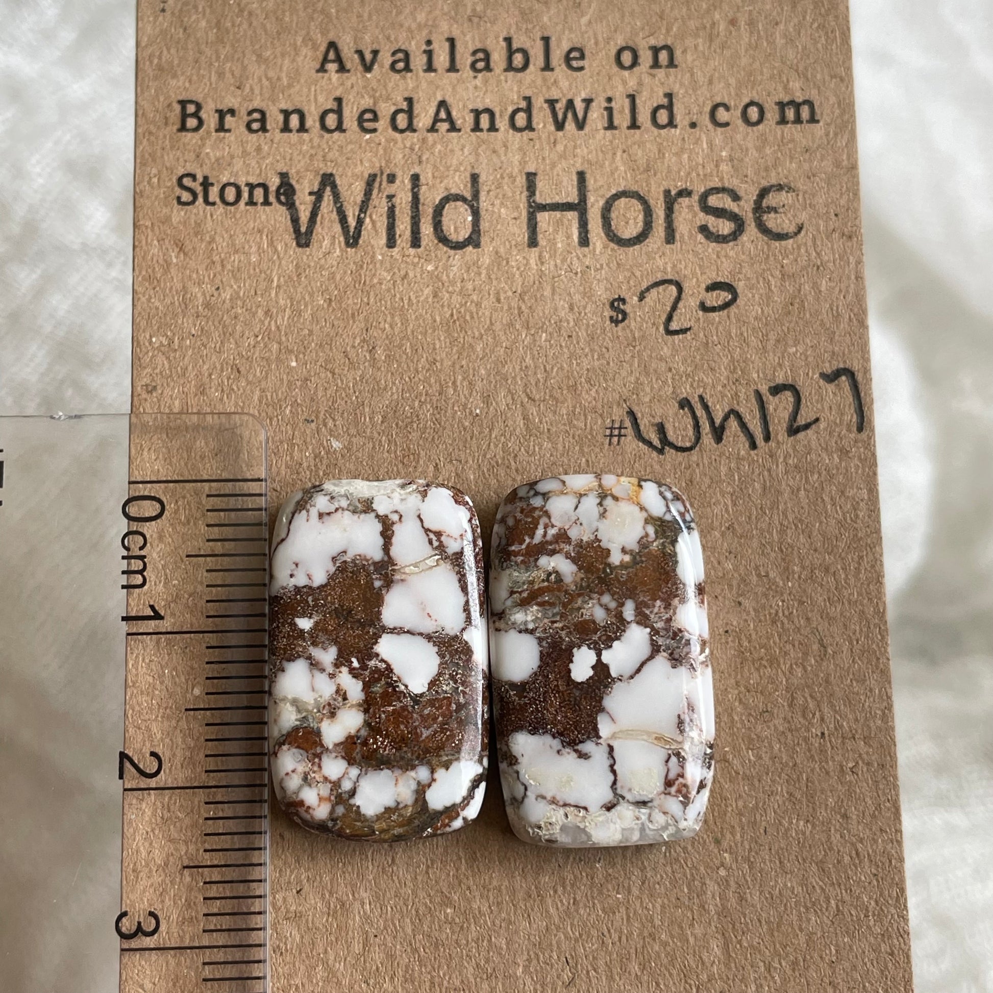 Wild Horse Cabochon - WH127 2A46DD87-9157-49F7-B325-FA5B98170804 Brandedandwild.com
