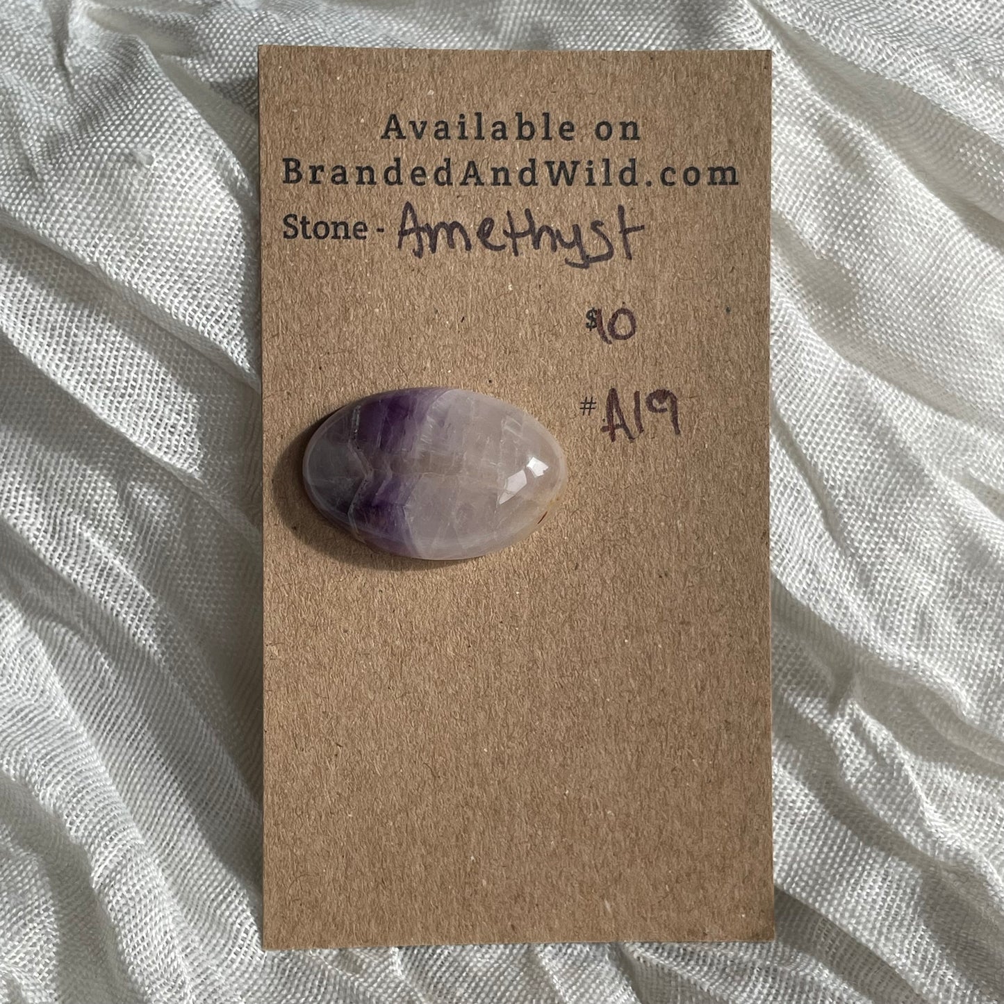 Amethyst Cabochon - A19 2A5CA780-CA11-42A5-8BCF-804679D3D7FF Brandedandwild.com