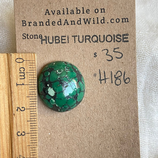 Hubei Turquoise Cabochon - H186 2ABD228F-CA4B-4AE0-97F1-24F10A1A8791 Brandedandwild.com