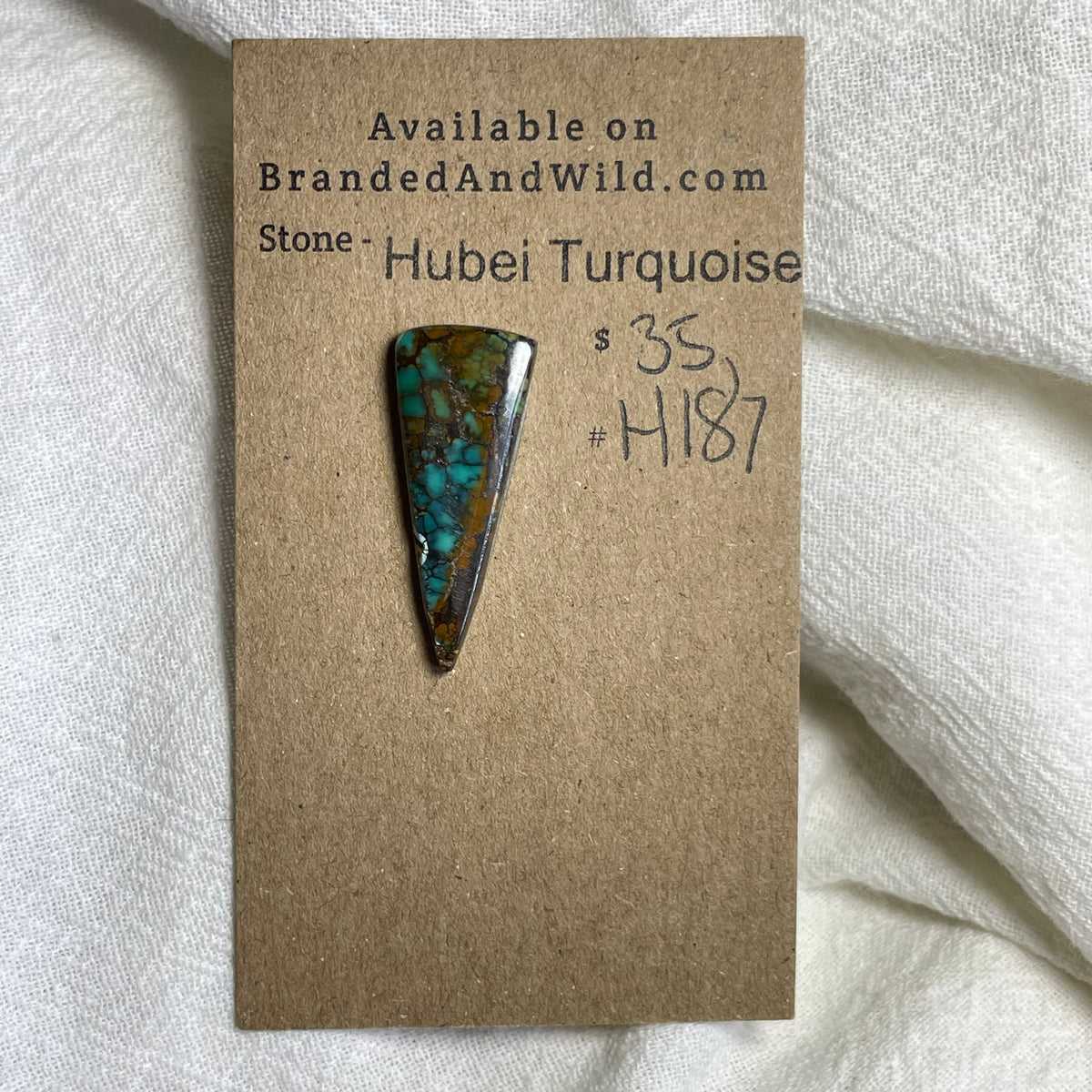 Hubei Turquoise Cabochon - H187 2AE65EA0-D871-43CC-9A64-89E8BEB290AA Brandedandwild.com