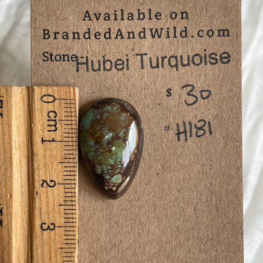 Hubei Turquoise Cabochon - H181 2AF4106C-76A4-43D2-85CF-8988BD481A95 Brandedandwild.com