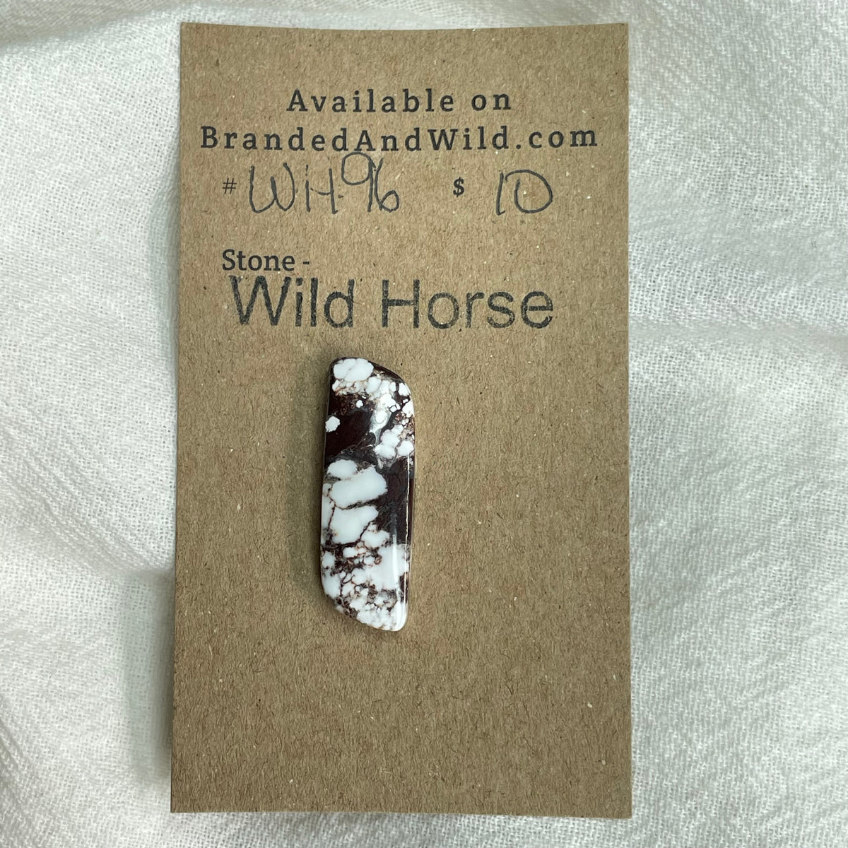 Wild Horse Cabochon - WH96 2B00CF10-1B7F-44D5-BAF3-E0F453704219 Brandedandwild.com
