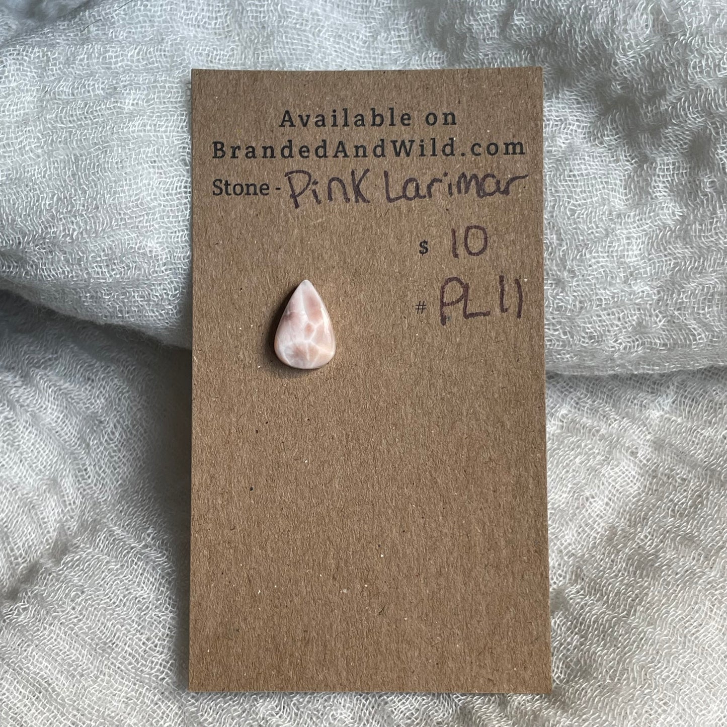 Pink Larimar Cabochon - PL11