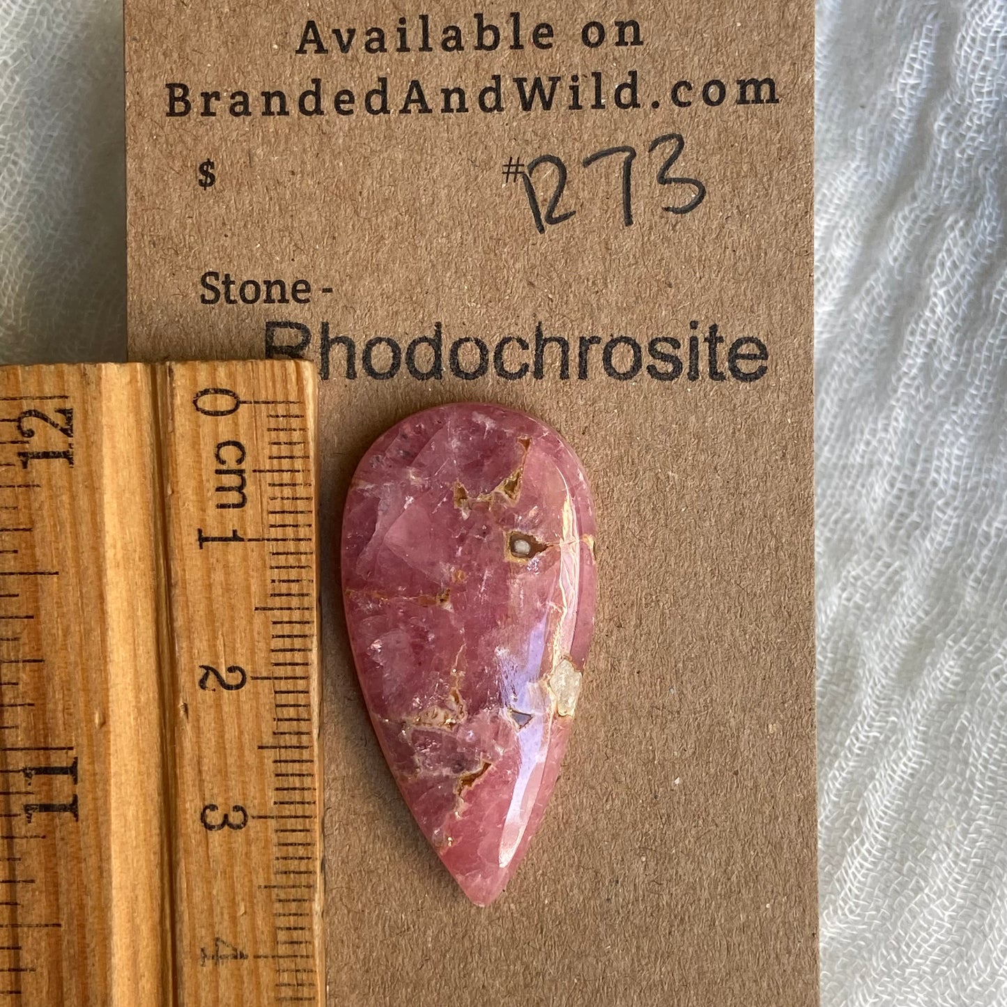 Rhodochrosite Cabochon - R73